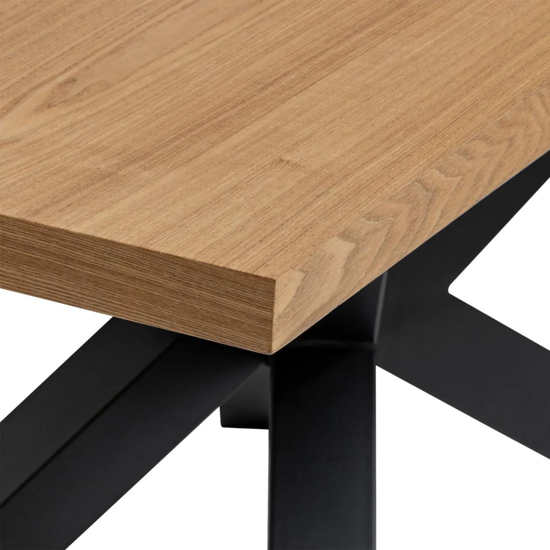Mesa de comedor extensible de madera DM Denver 180/220x90x76cm