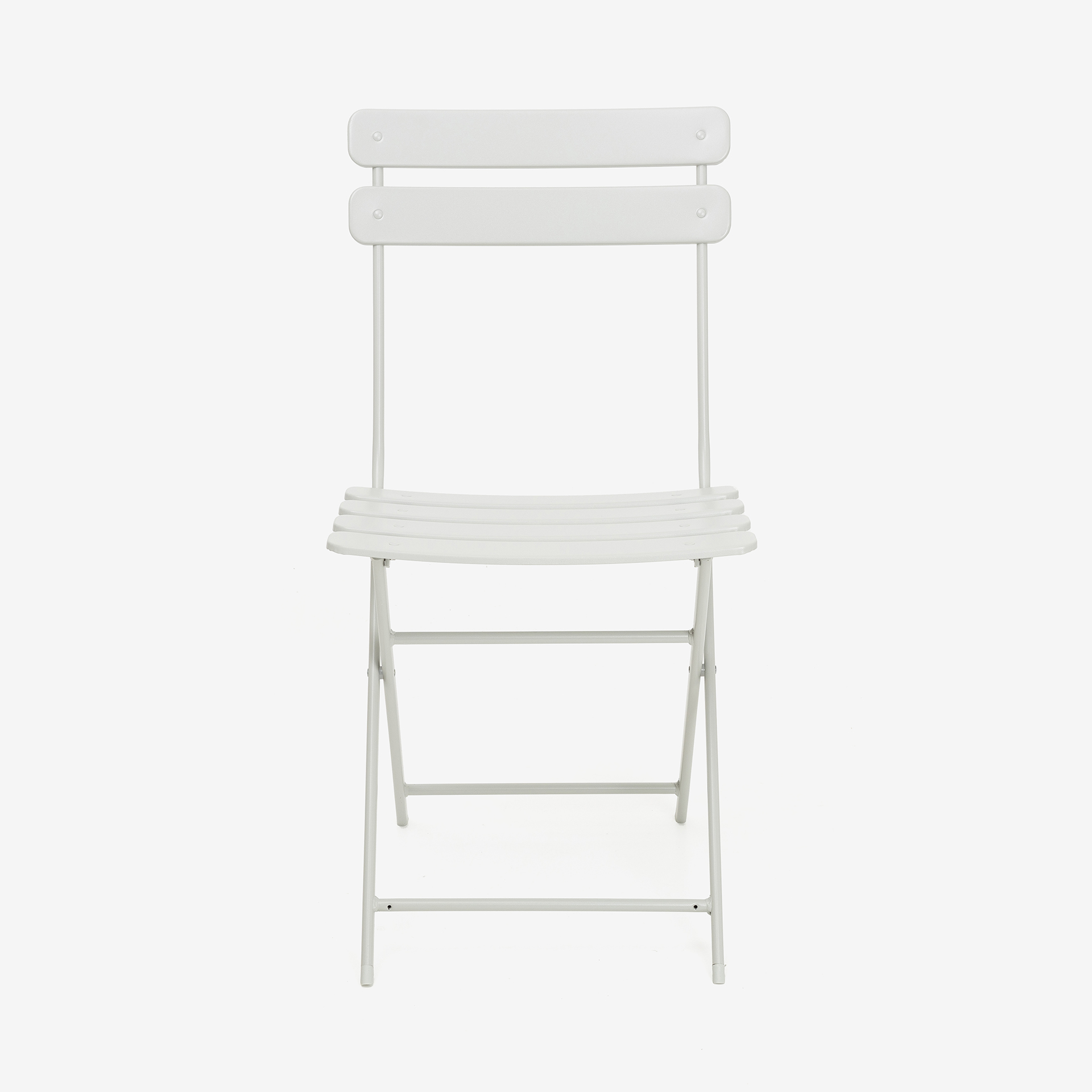 Silla de jardín plegable de metal gris Bistro 40x38x90cm