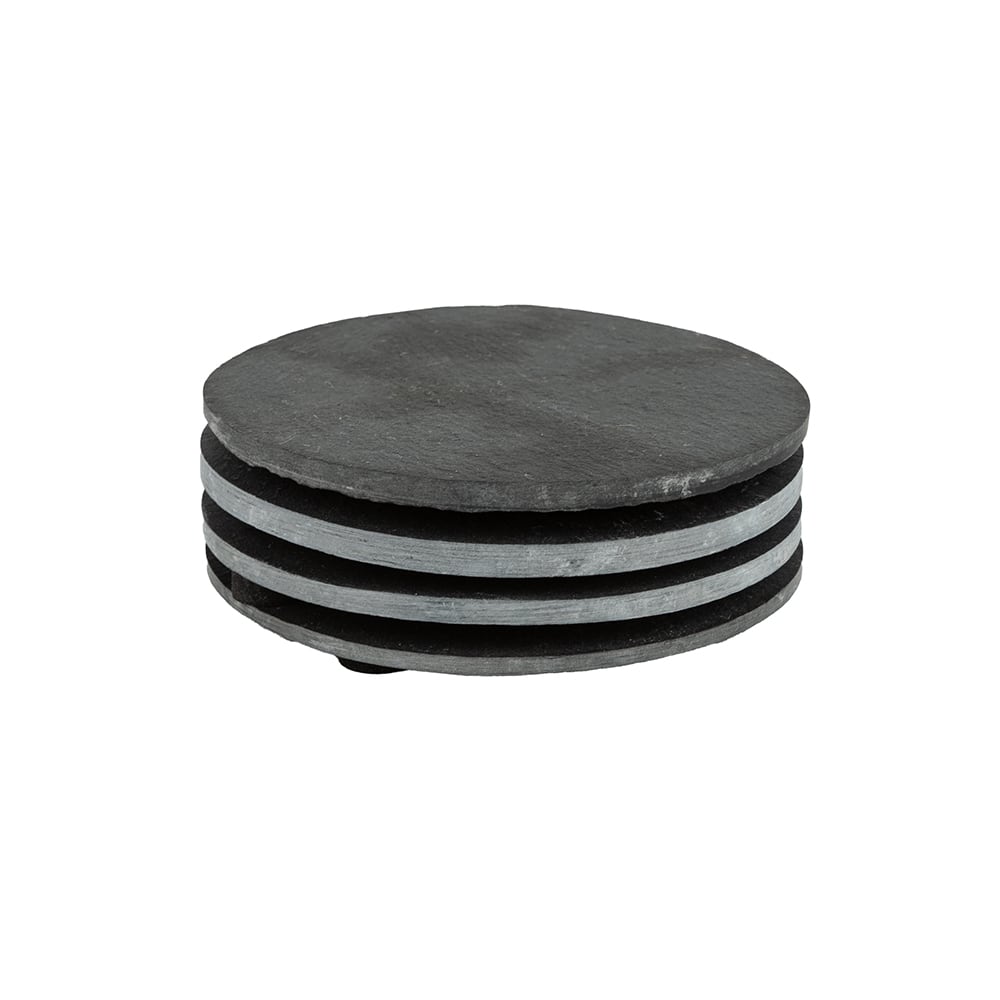 Set de 4 posavasos de pizarra en varios modelos