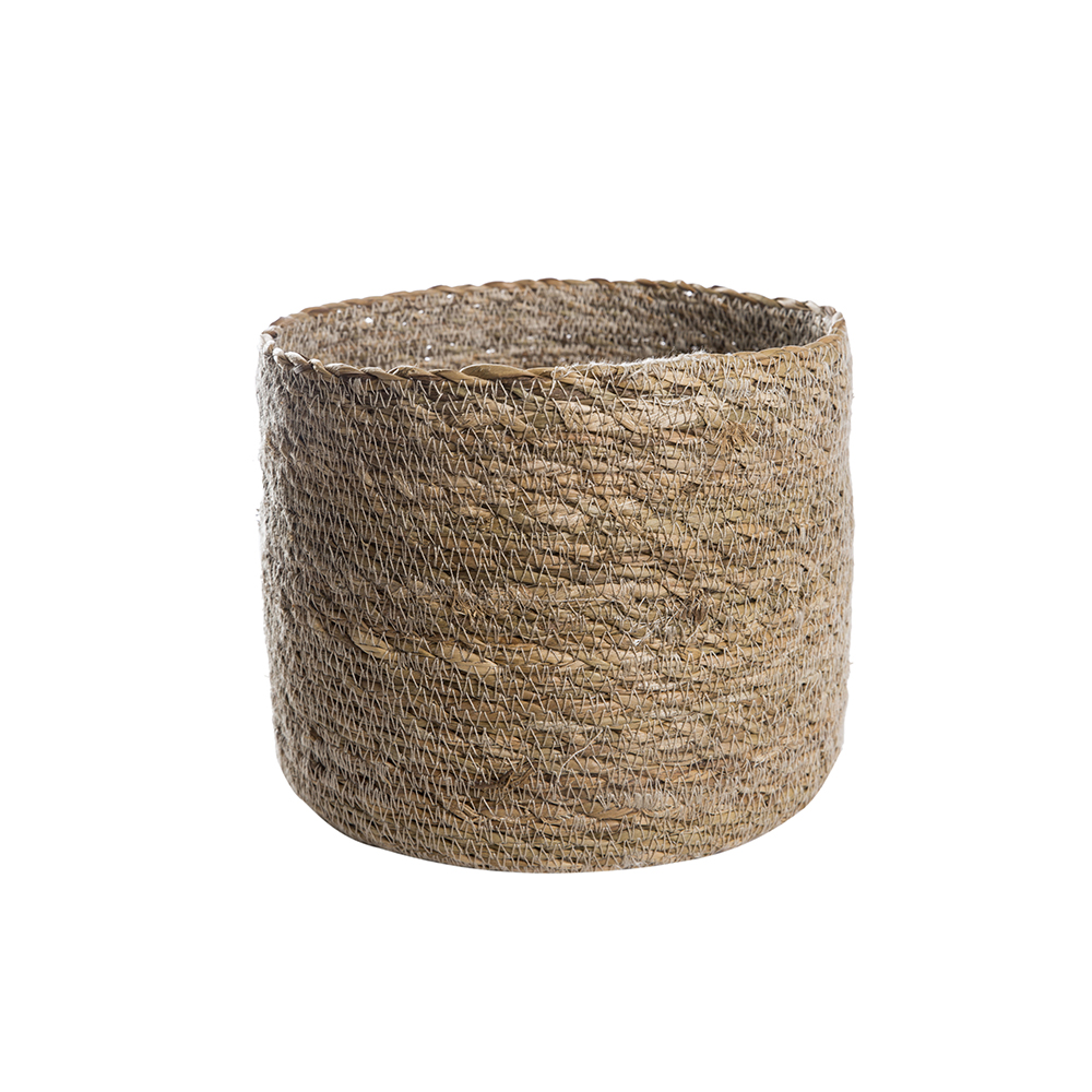 Macetero de mimbre Typha &Oslash;14x12cm