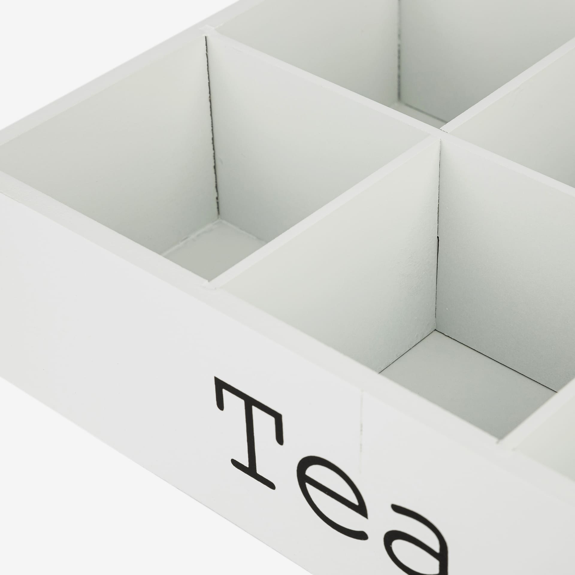 Caja de te madera con 6 compartimentos