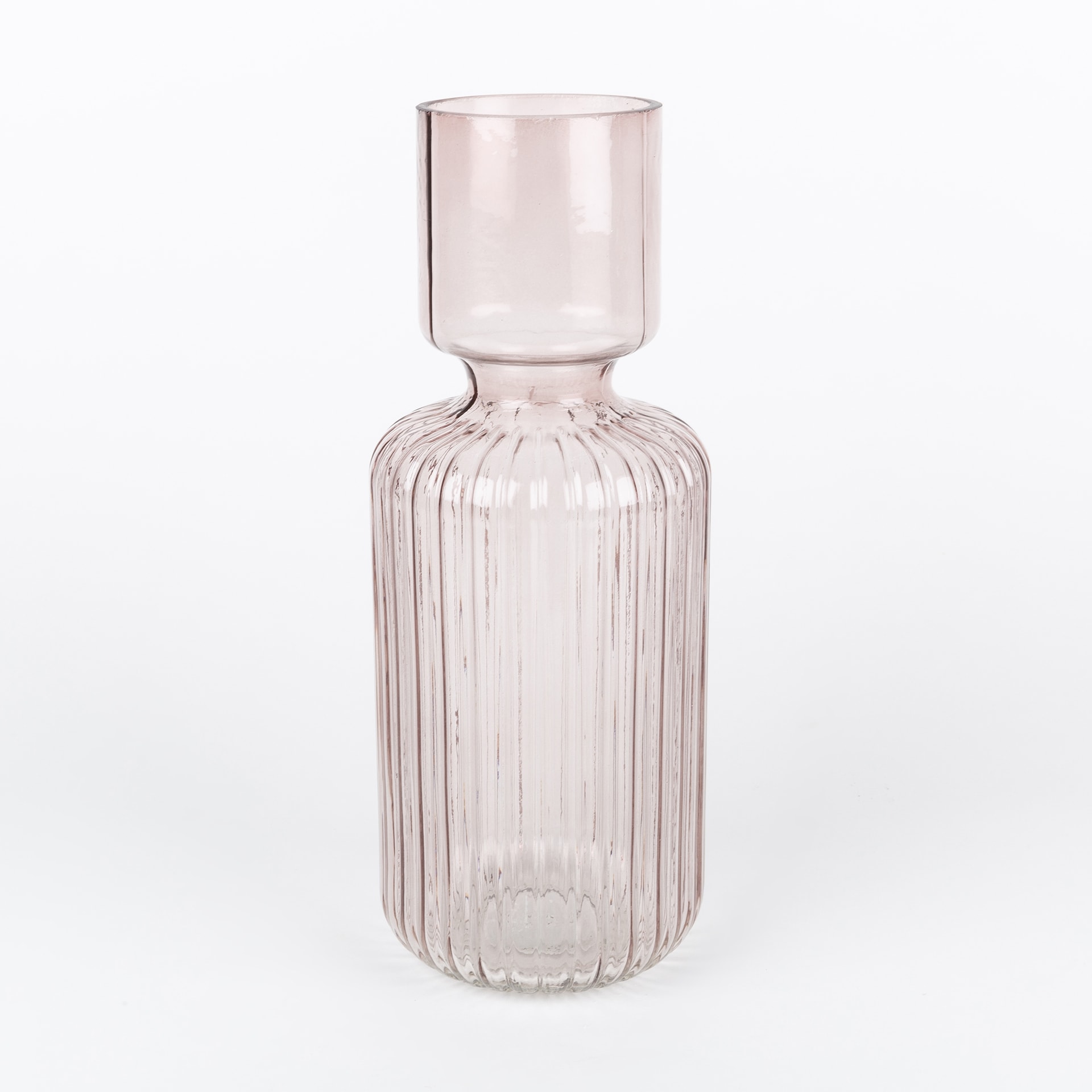 Jarrón de cristal Dayrta Ø11x30cm en varios colores