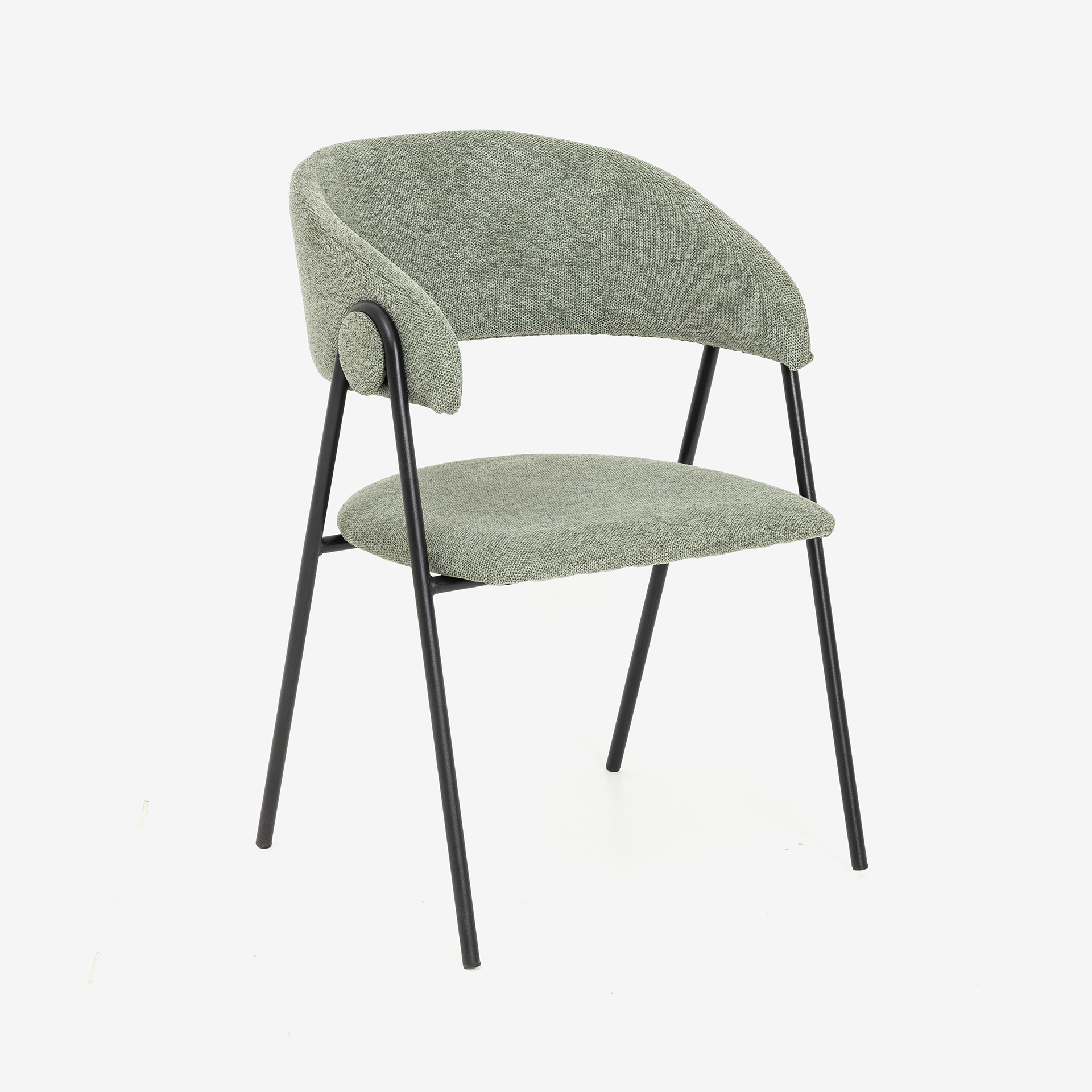 Silla de comedor verde Linda 55x57x82cm Clau&Chloe