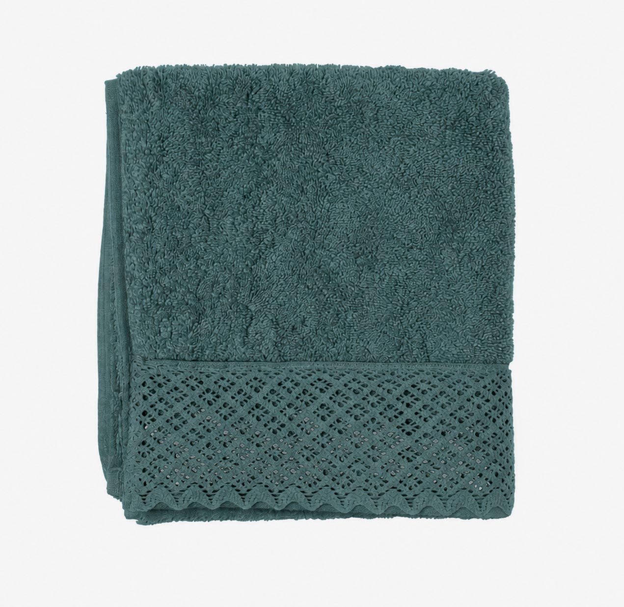 Toalla de ba&ntilde;o de algod&oacute;n 100% verde Nido 100x150cm - 500 g/m&sup2;