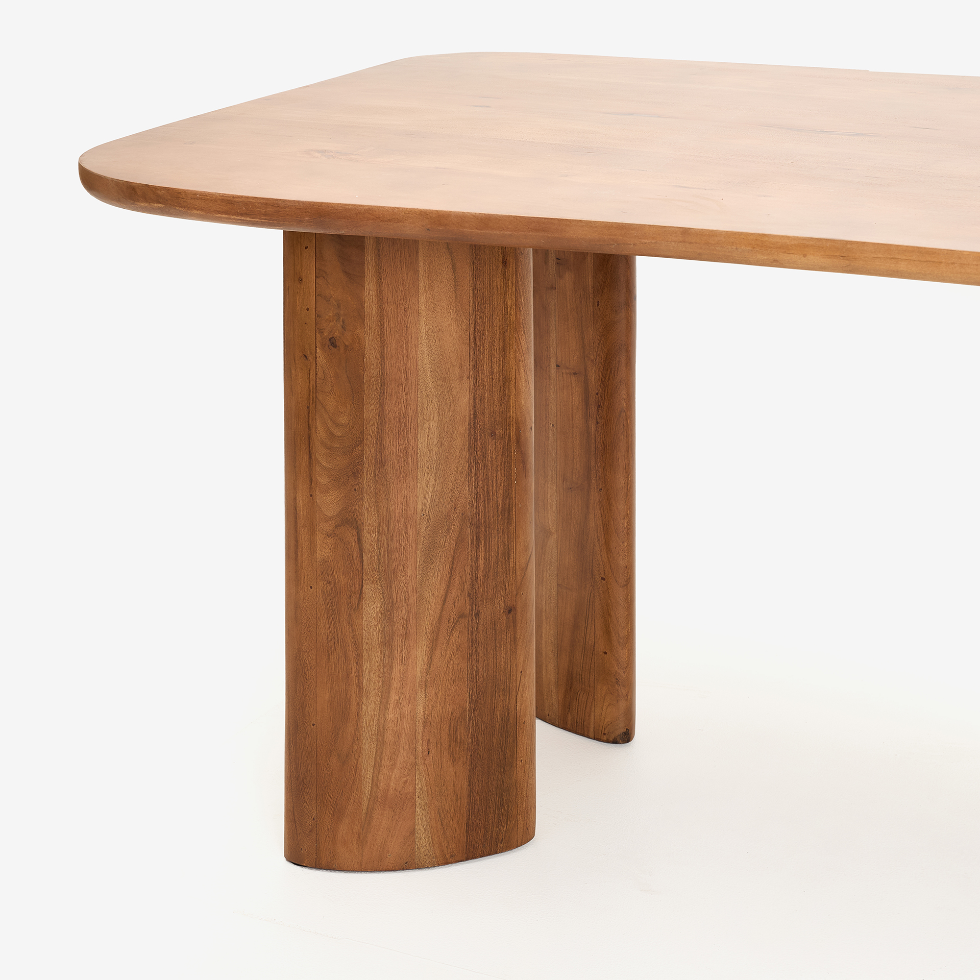 Mesa de comedor de madera acacia Napoli 200x100x76cm