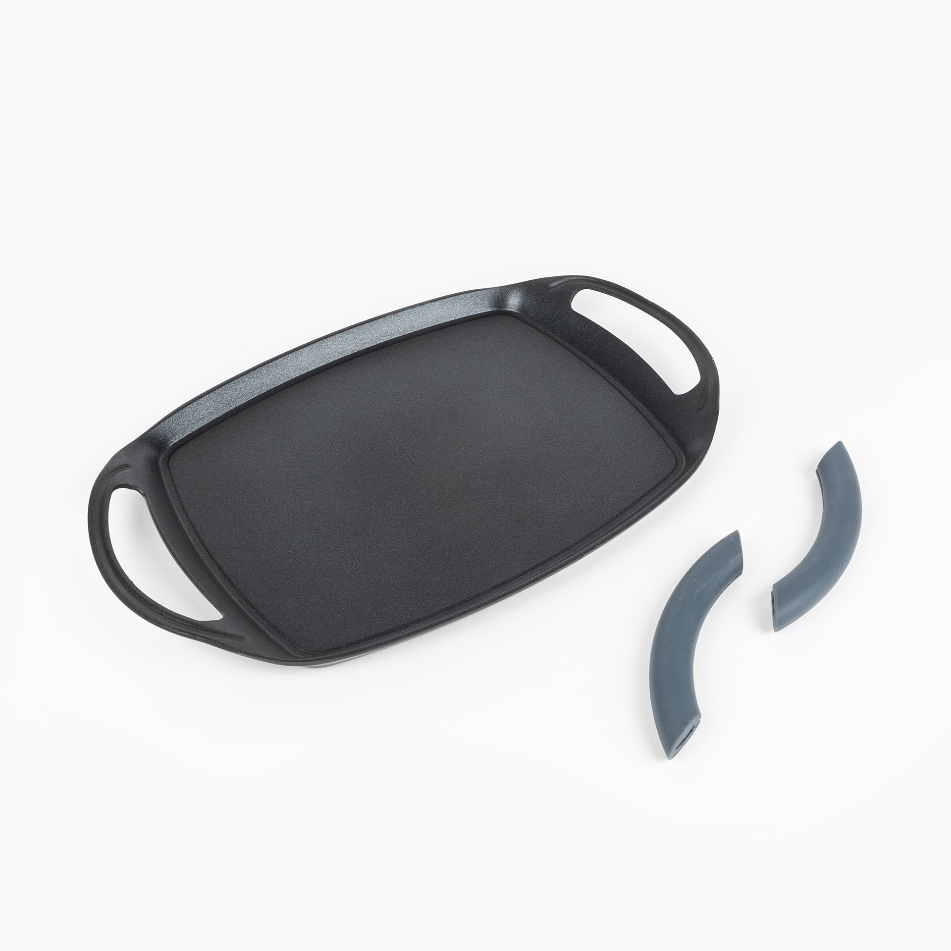 Plancha asador aluminio forjado 36x26cm