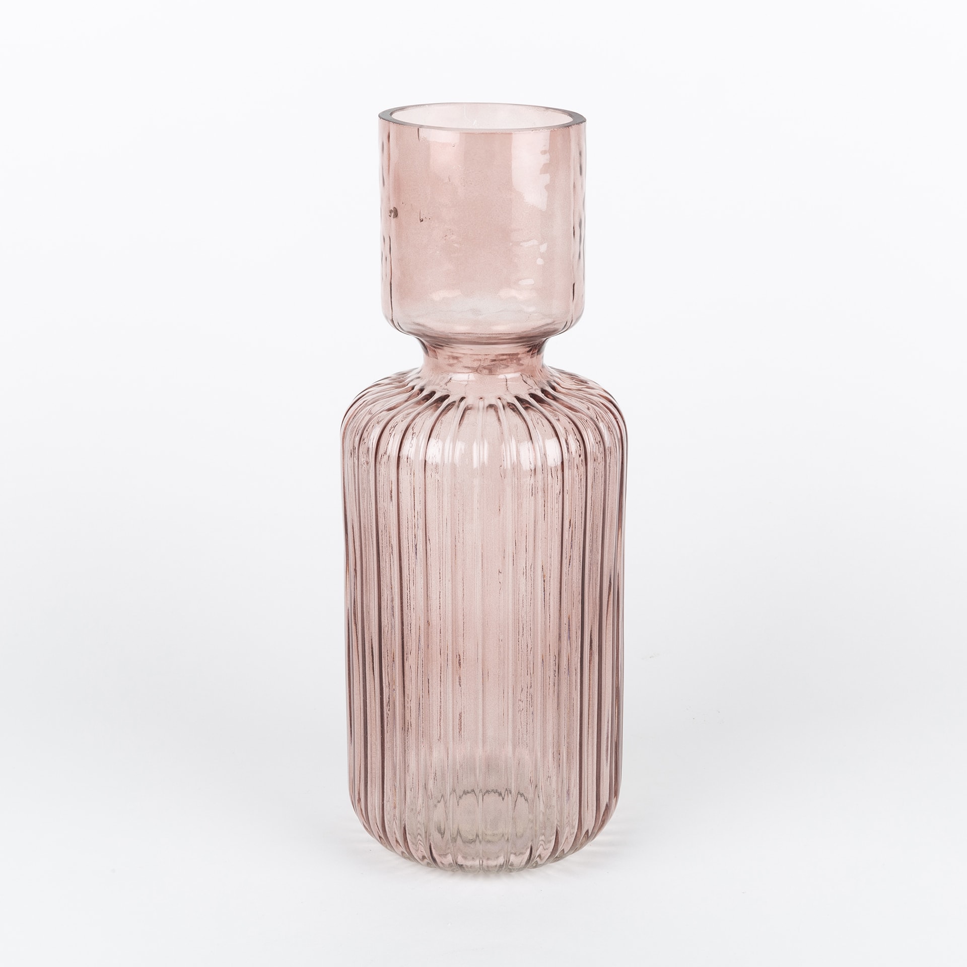 Jarrón de cristal Dayrta Ø11x30cm en varios colores