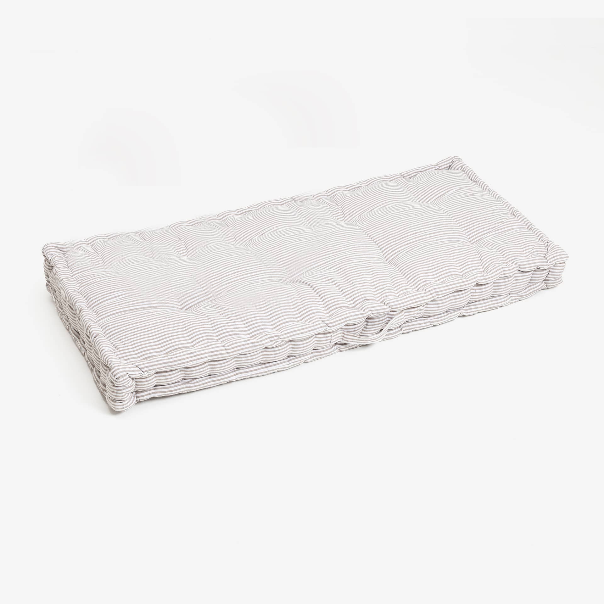 Coj&iacute;n de respaldo para palet beige Izaro 122x55x10cm