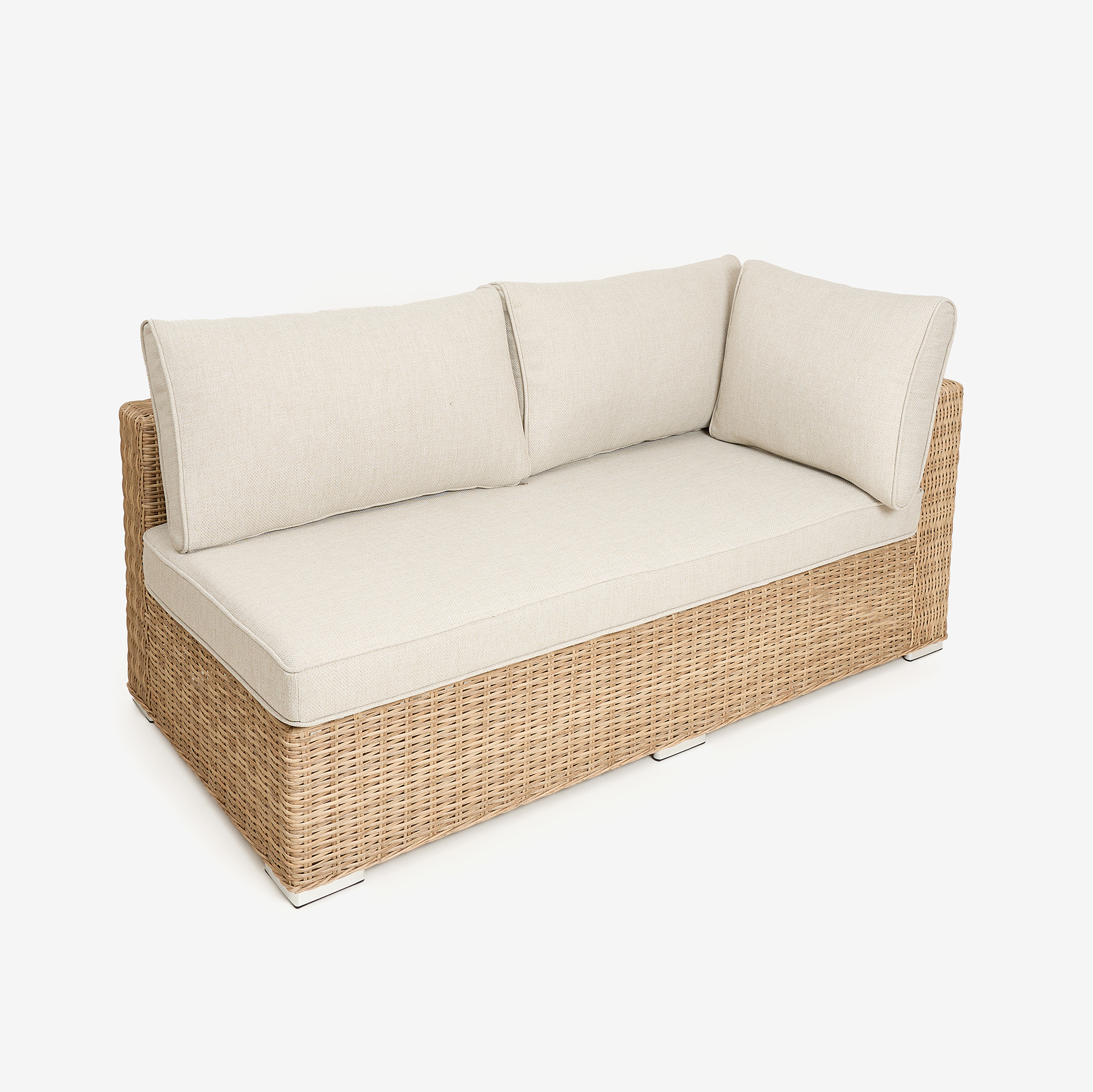 Set de jardín de 4 piezas de ratán sintético Ibiza