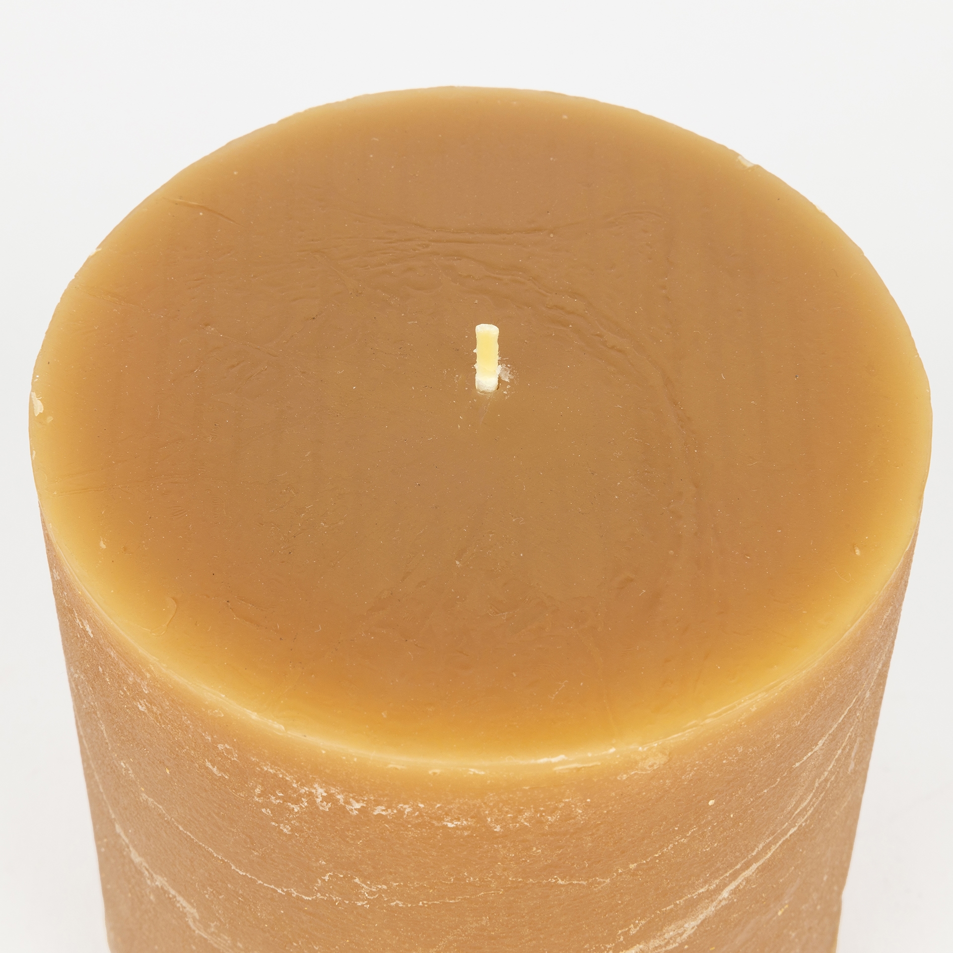 Vela decorativa cilindro amarilla Kerze &Oslash;10x10cm