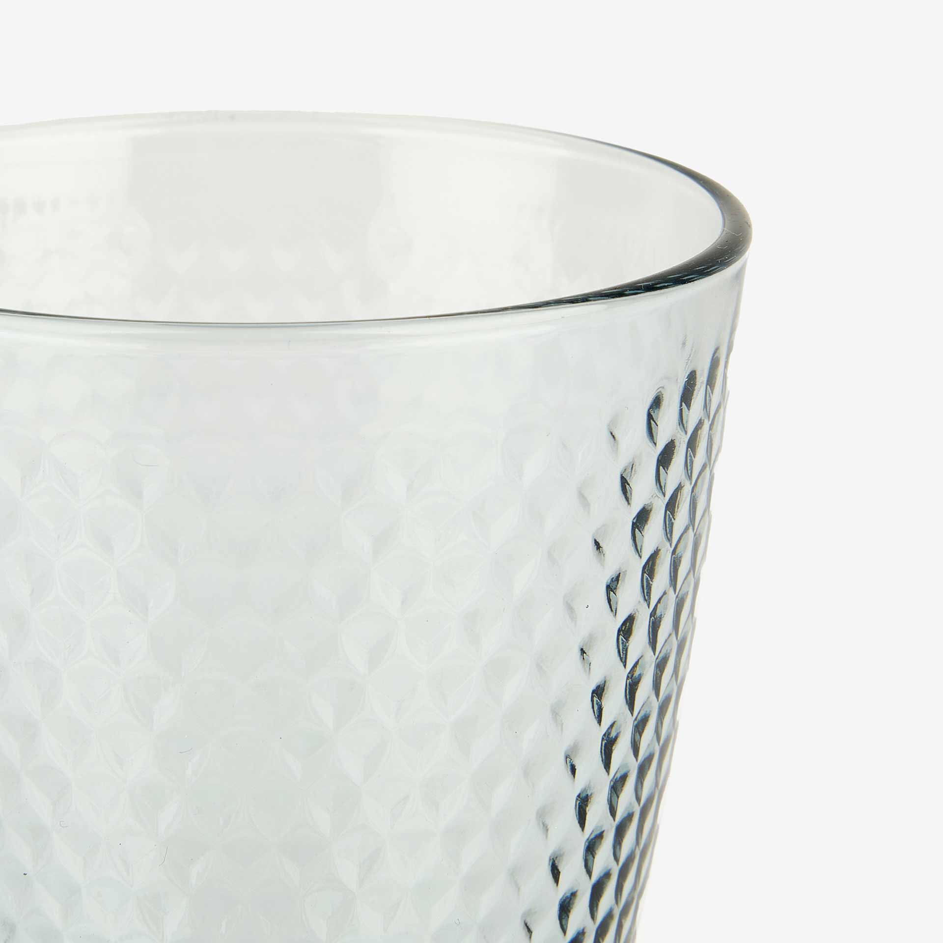 Vaso de vidrio azul Pampille 31cl