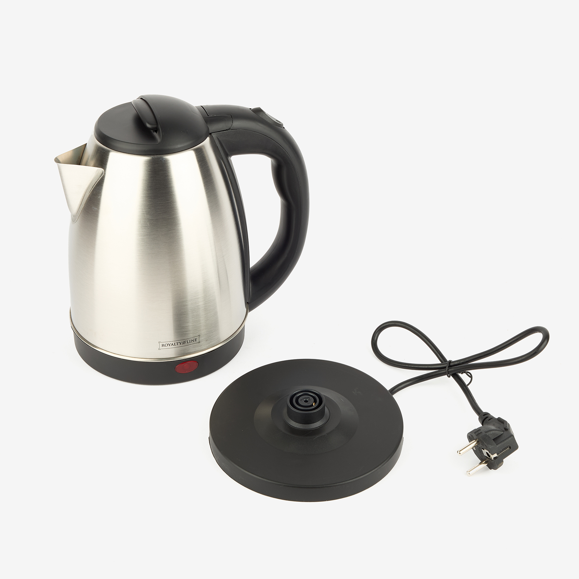 Hervidor de agua plateado 1,7L 1500W