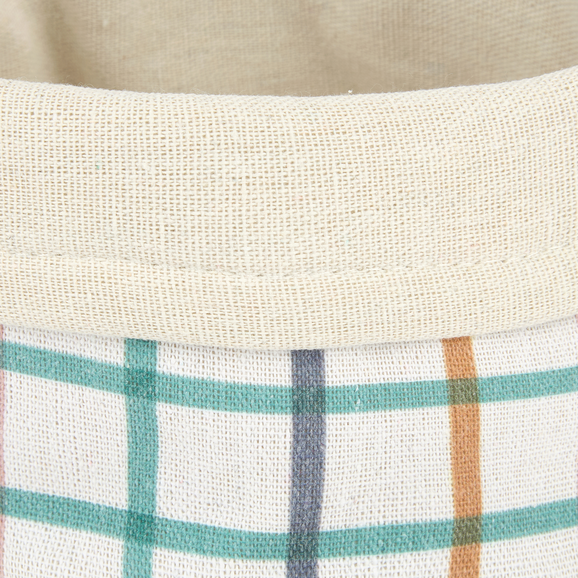 Panera de tela cuadros Beida 17x14cm