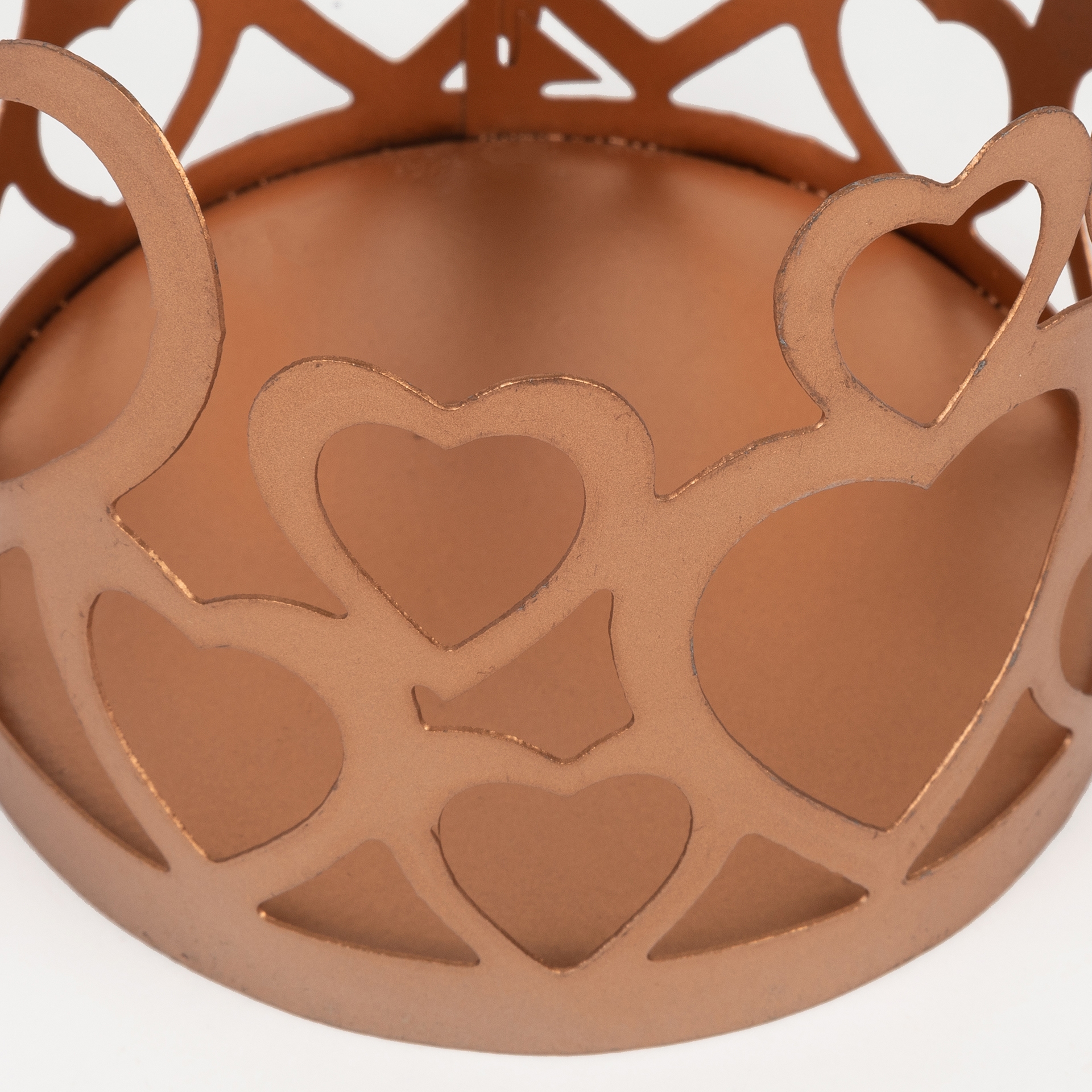 Portavelas de San Valent&iacute;n 11 x 9 cm