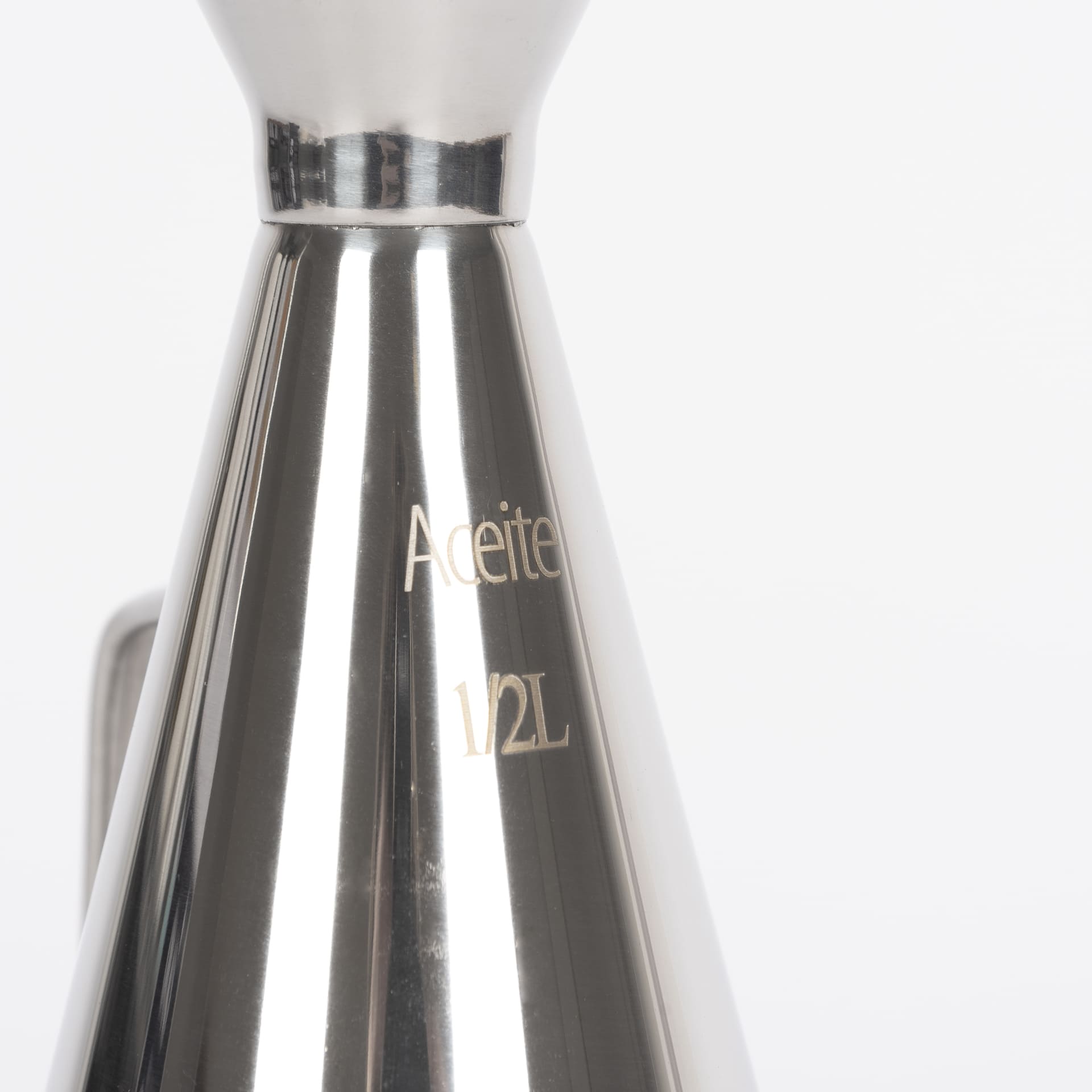 Aceitera antigoteo de acero inoxidable 50cl