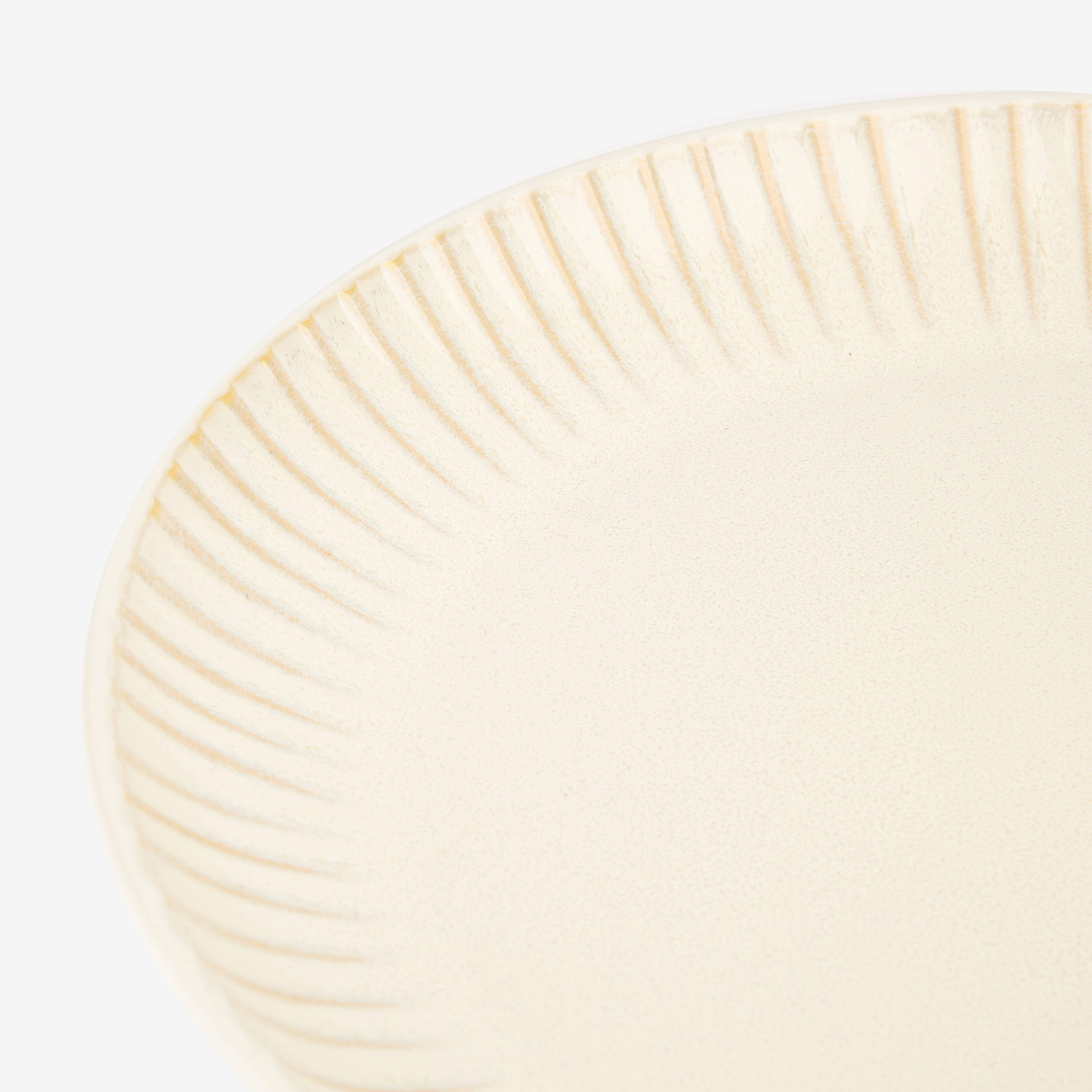 Plato llano de gres blanco Tauber Ø26cm