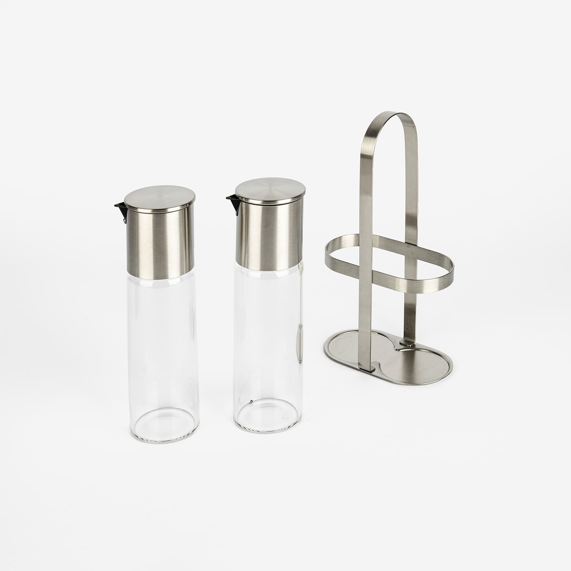 Set aceitera/vinagrera de acero 180ml