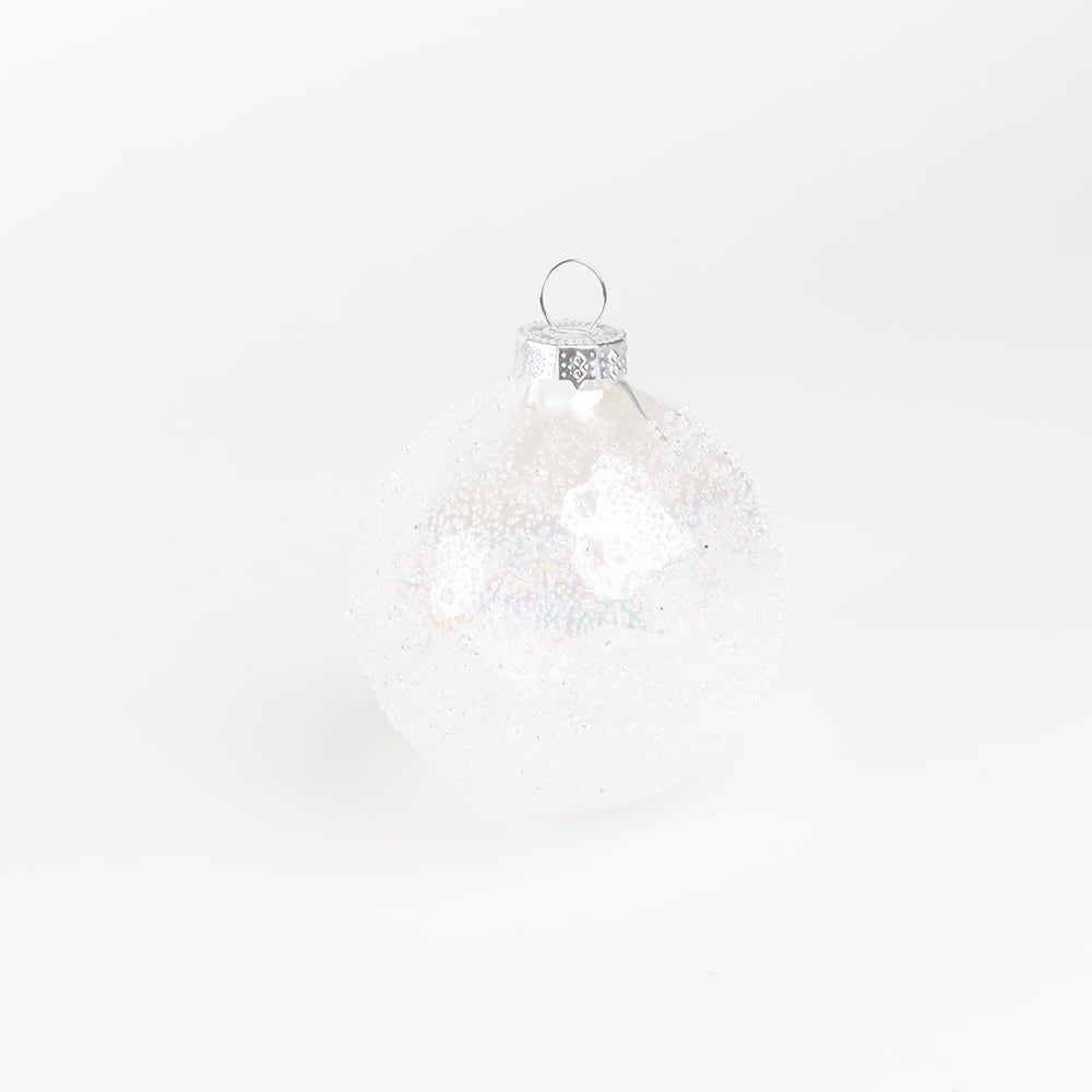 Bola decorativa de cristal Ø8cm en varios colores