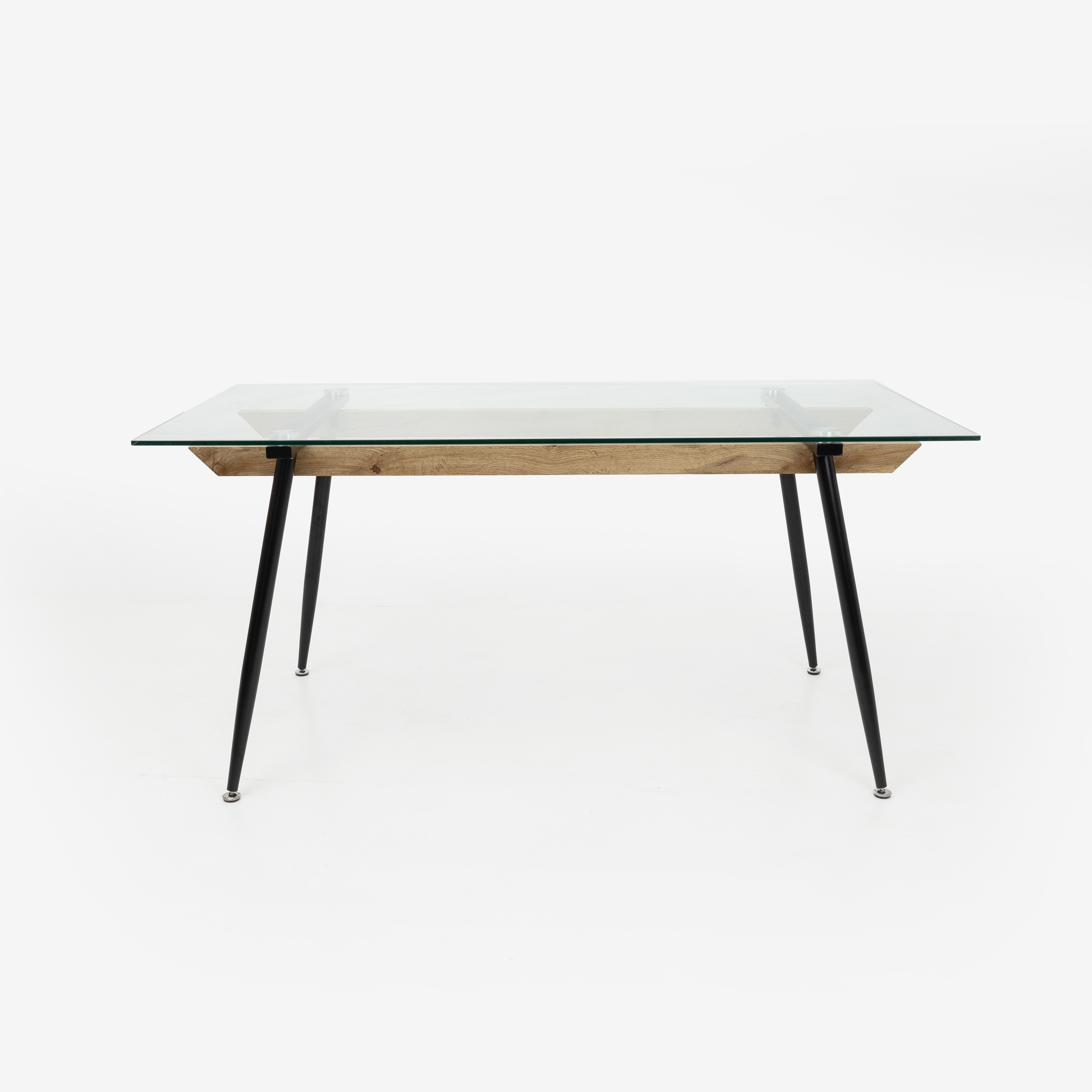 Mesa de comedor de cristal 160x80cm