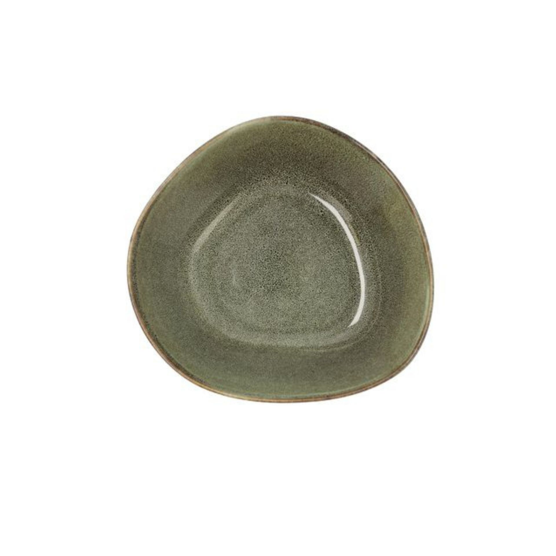 Ensaladera de gres verde Beget &Oslash;20cm