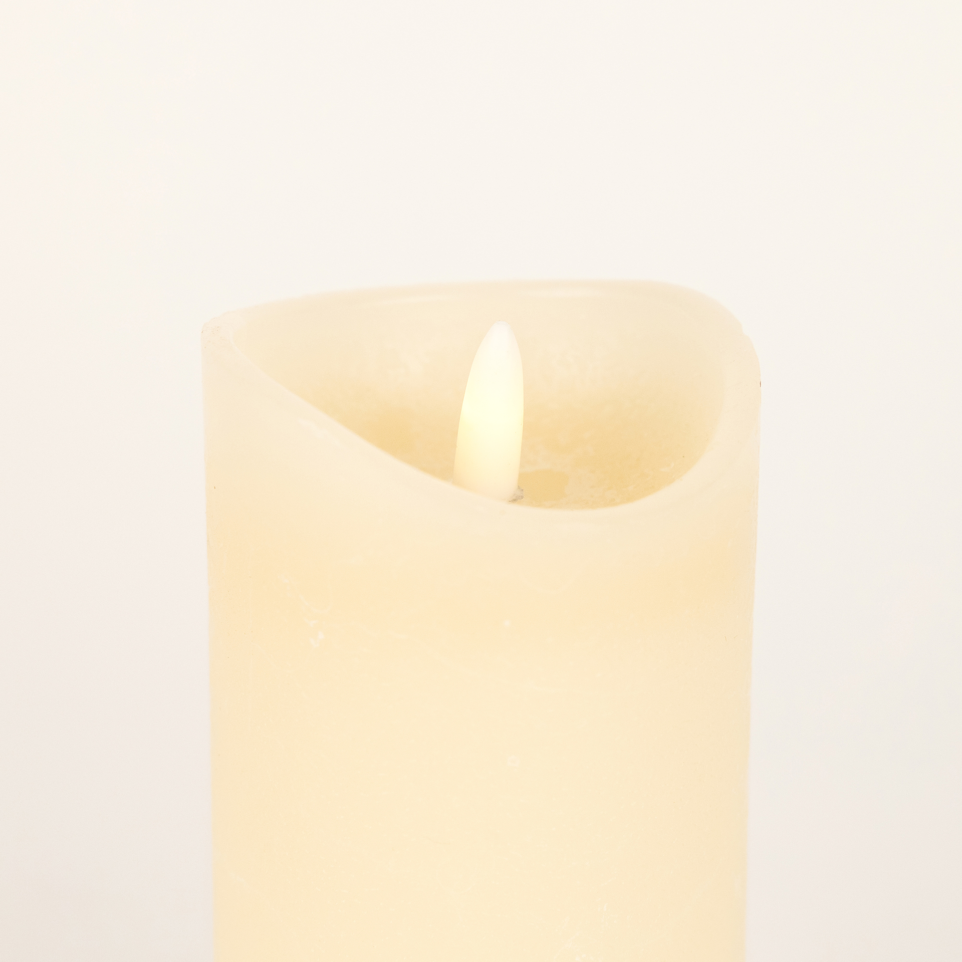 Vela LED crema 7x15cm