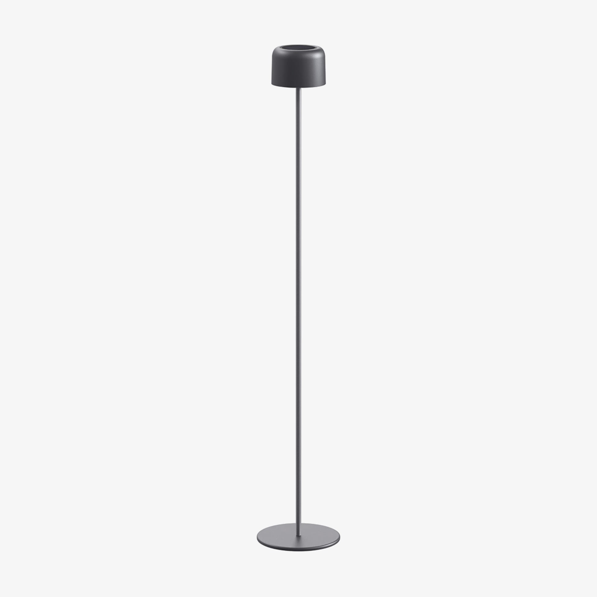 Lampara de pie solar para jard&iacute;n grafito Boltek &Oslash;20x120cm
