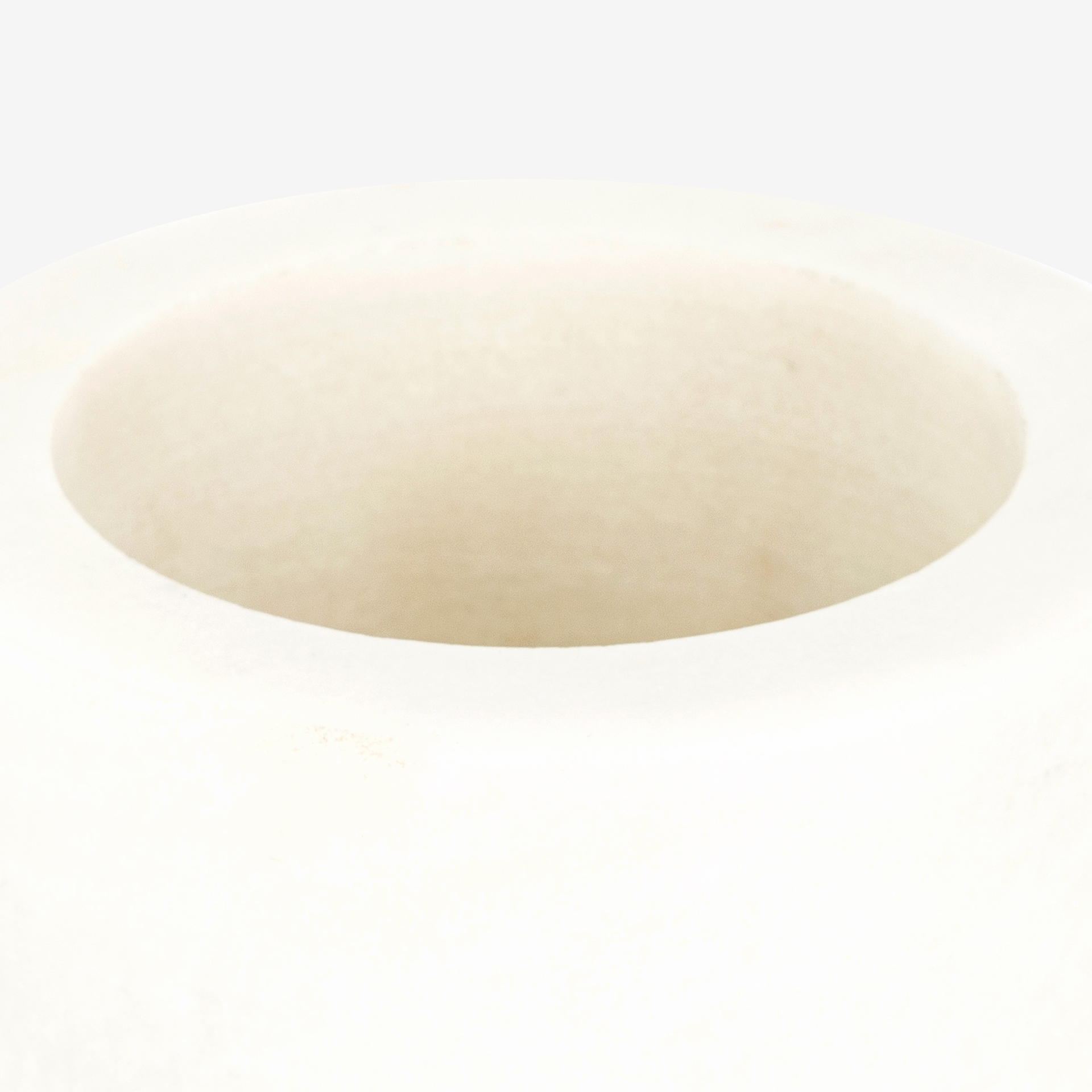 Vaso portacepillos de m&aacute;rmol Mel &Oslash;7,6x10cm