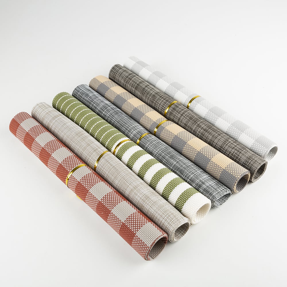 Mantel individual a rayas 45x30cm