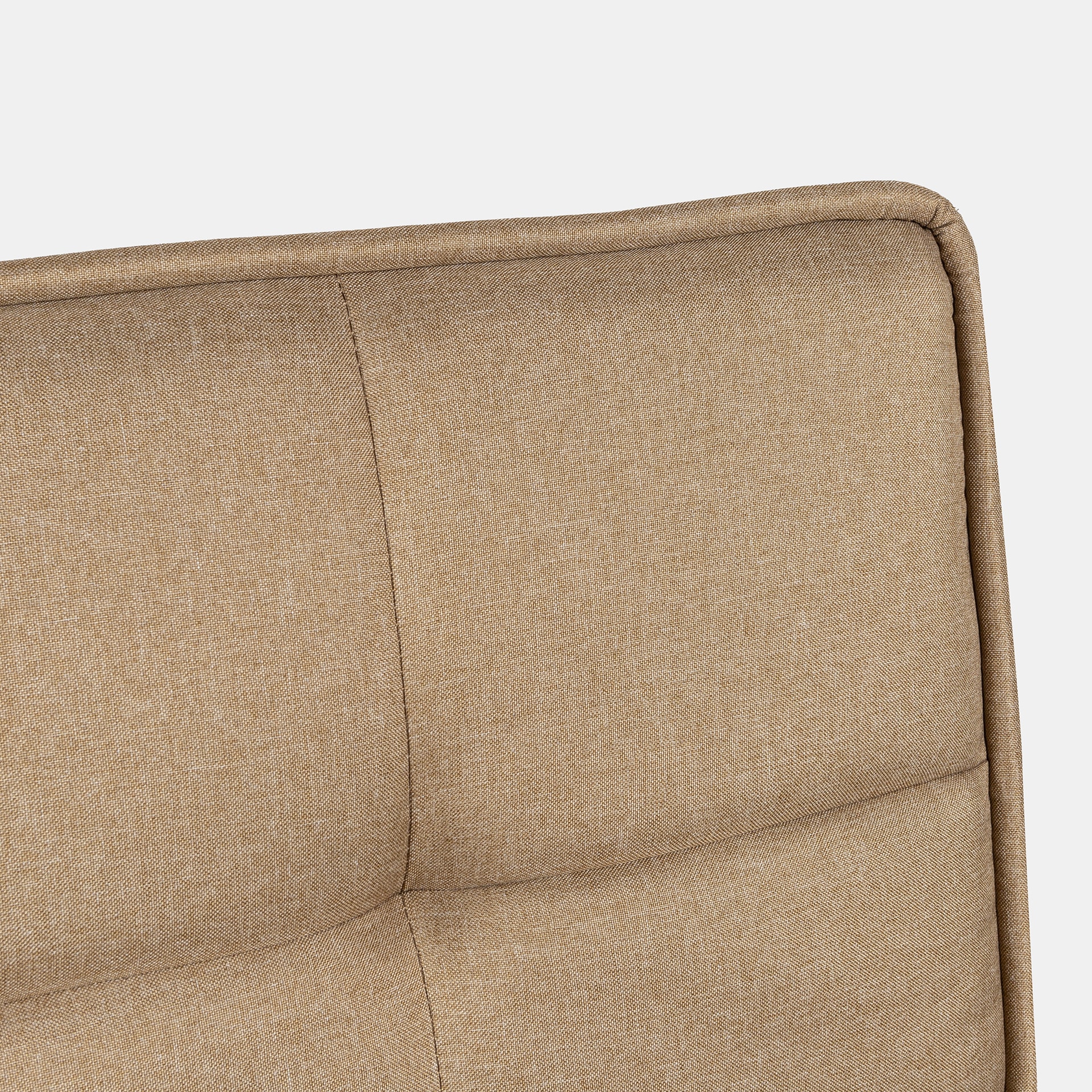 Sof&aacute; cama de lino caqui 178x81/105x80cm