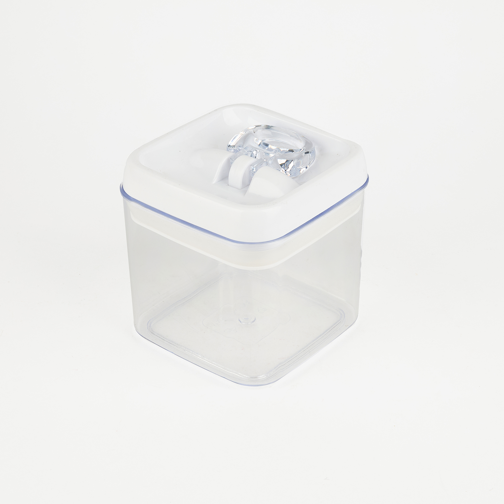 Contenedor herm&eacute;tico de poliestireno 1L 13x13x13cm