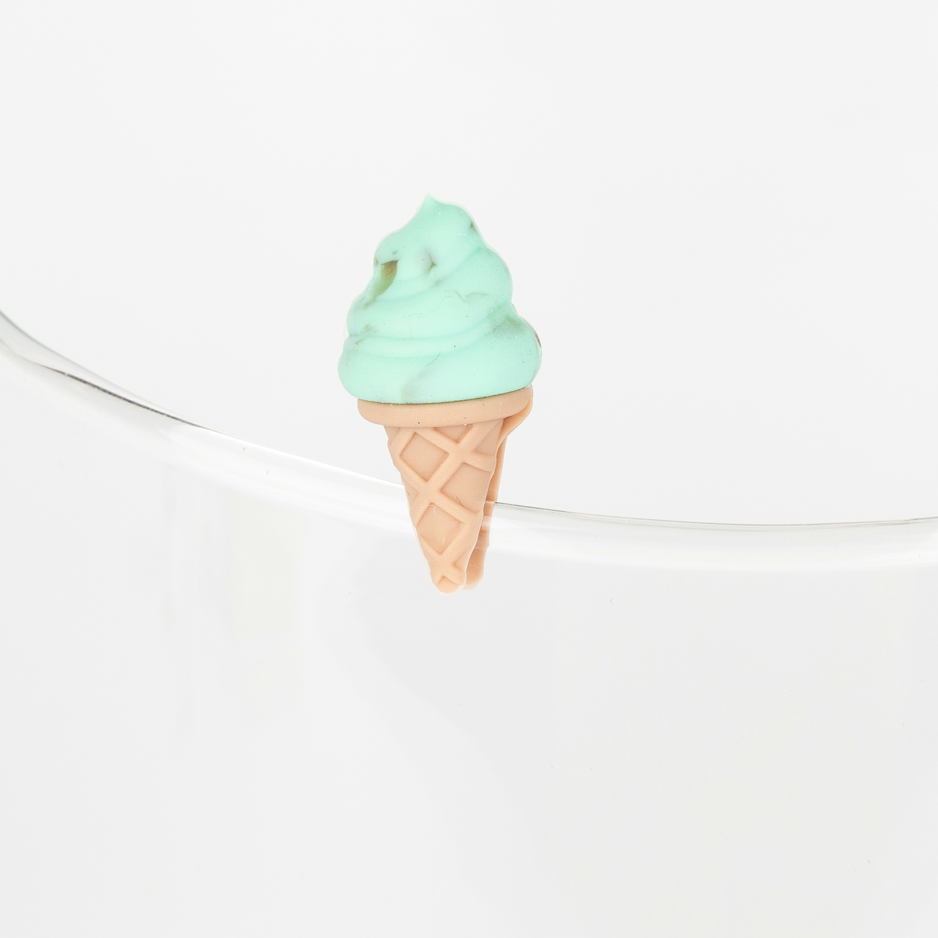 Conjunto de 6 marcadores para copas de silicona Helados