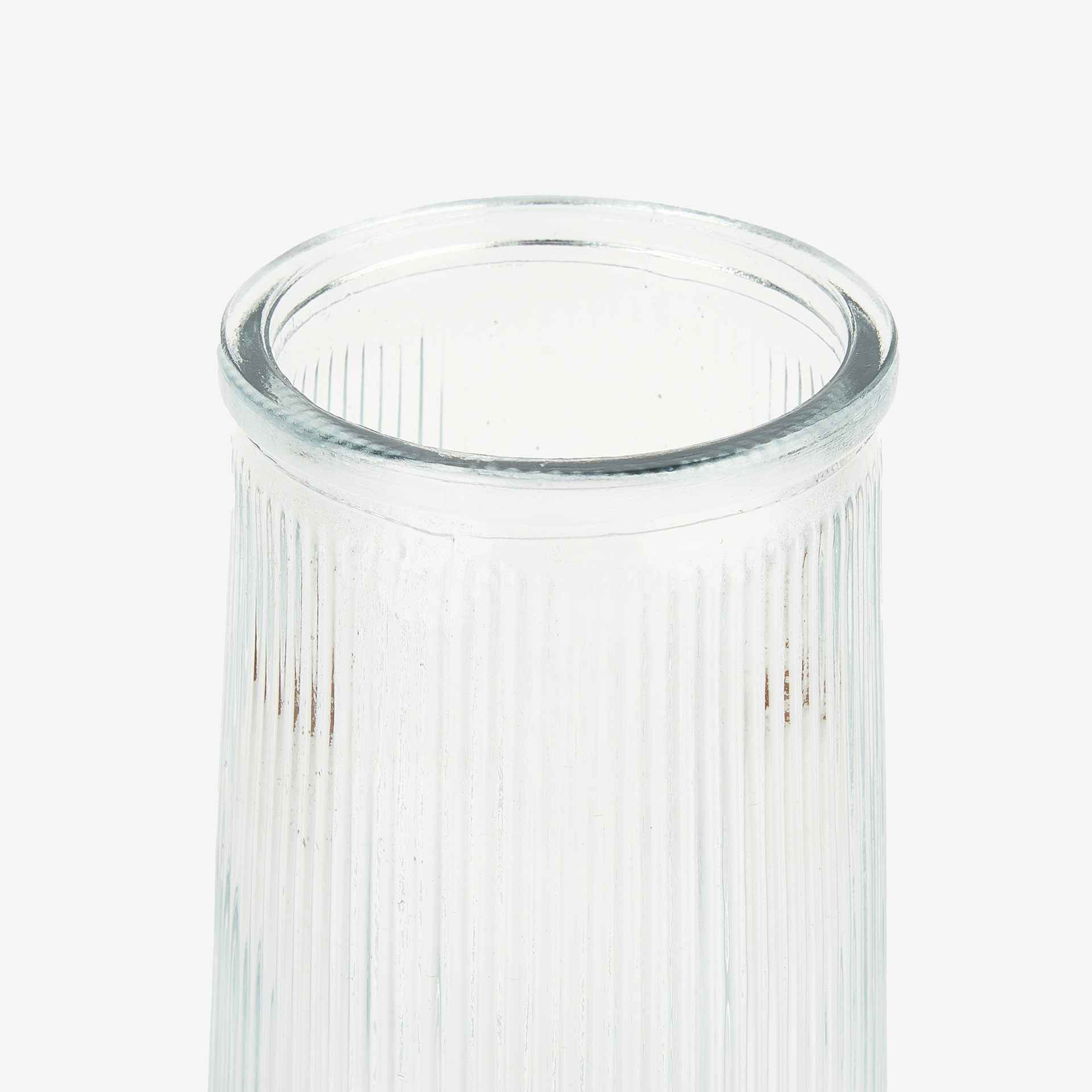 Jarr&oacute;n de cristal transparente &Oslash;11x30cm