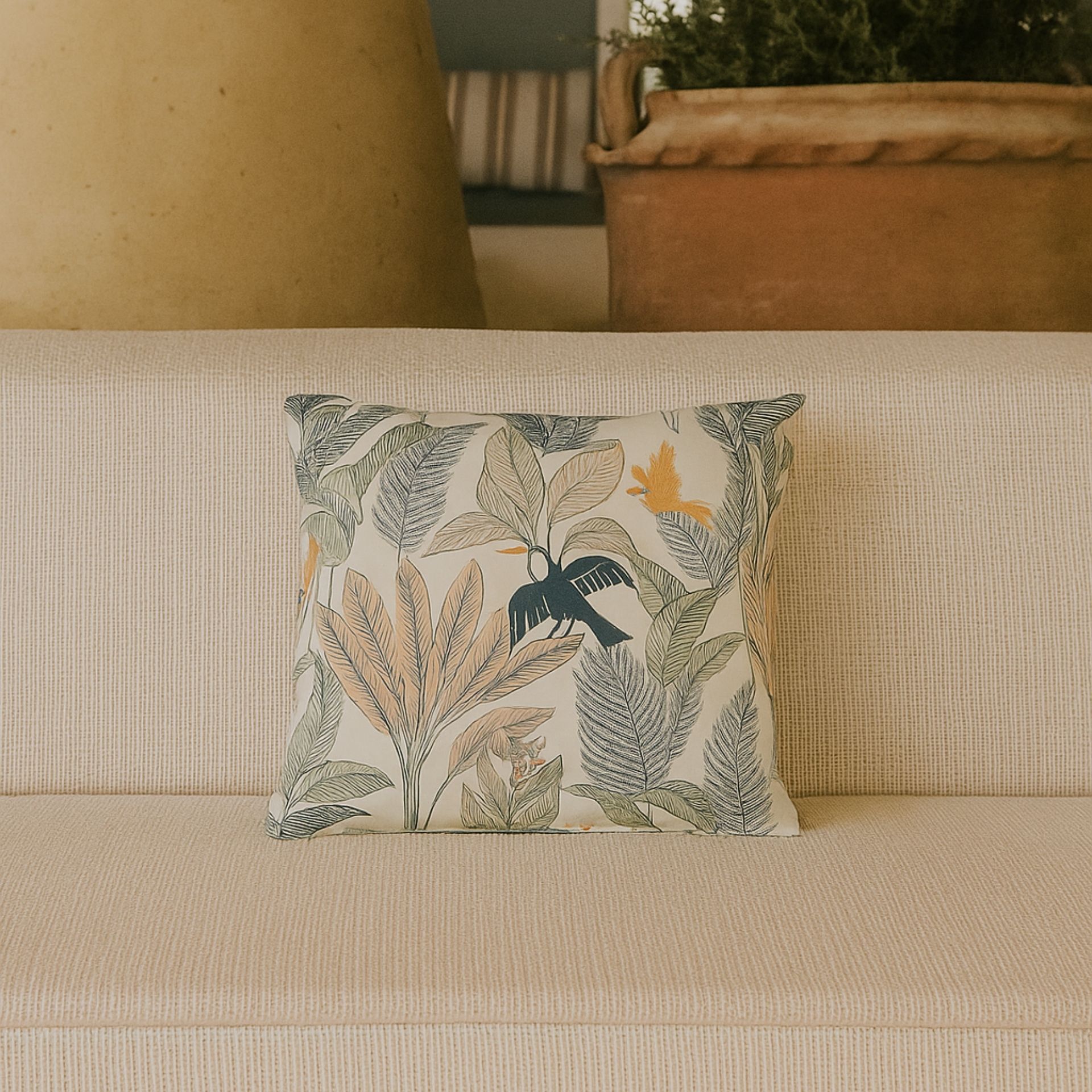 Cojín de exterior Jungla 43x43cm