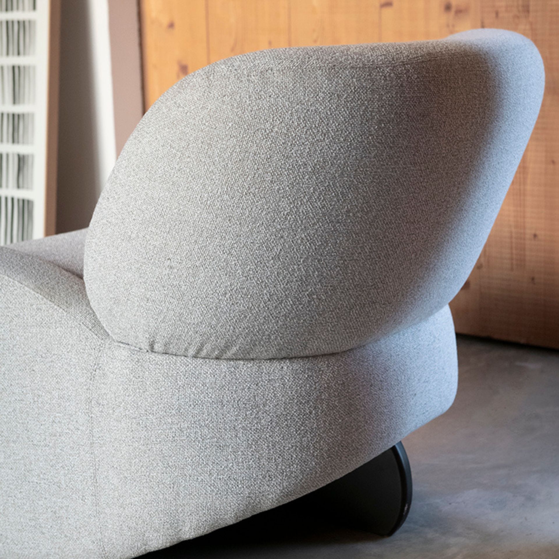 Butaca gris Telma 82x91x75cm Clau&Chloe