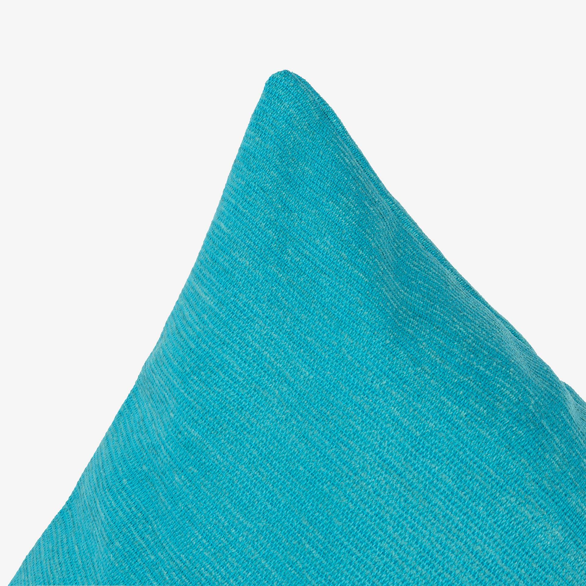 Funda de coj&iacute;n exterior de algod&oacute;n reciclado celeste Siman 45x45cm