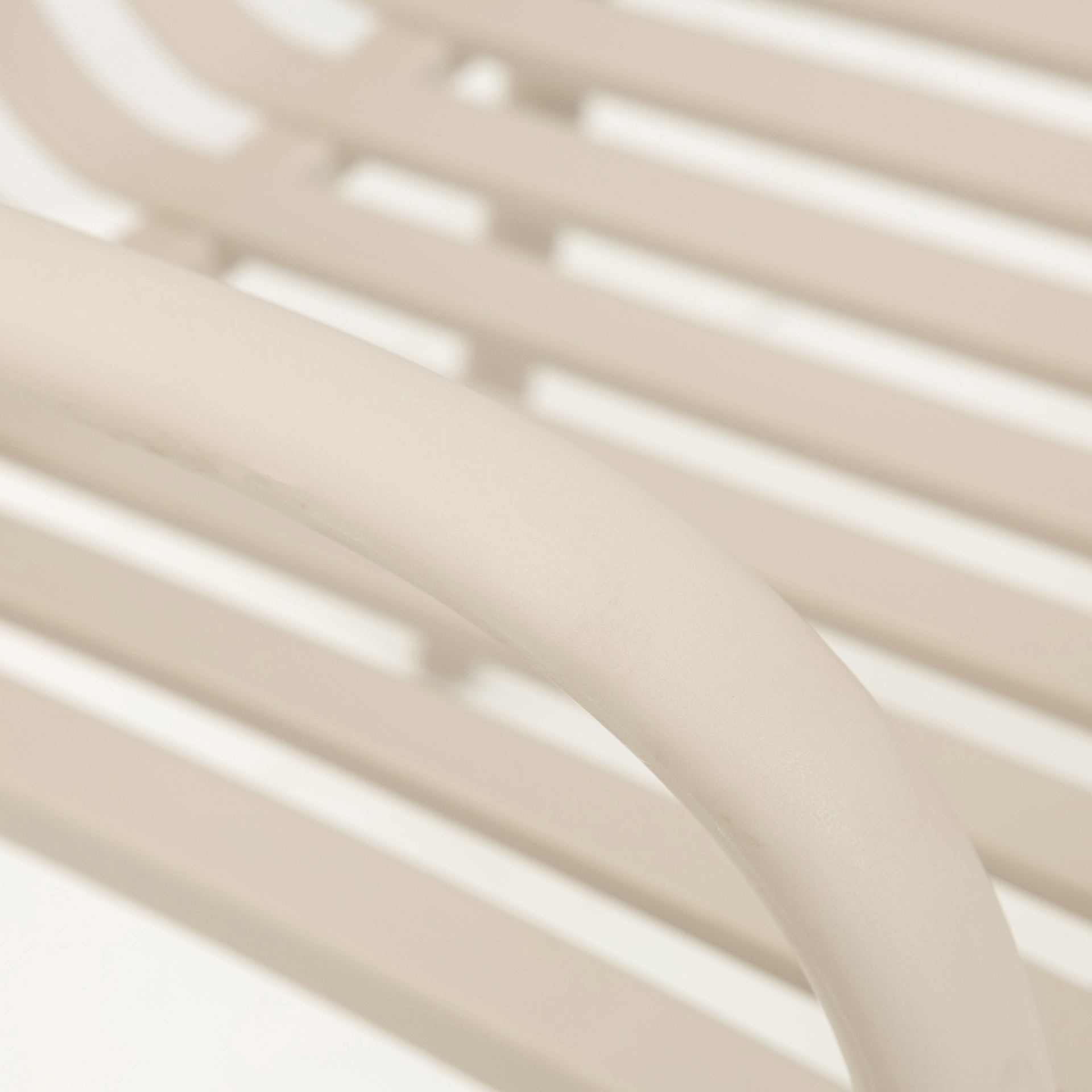 Silla de jard&iacute;n blanca Happel 55x81x57cm