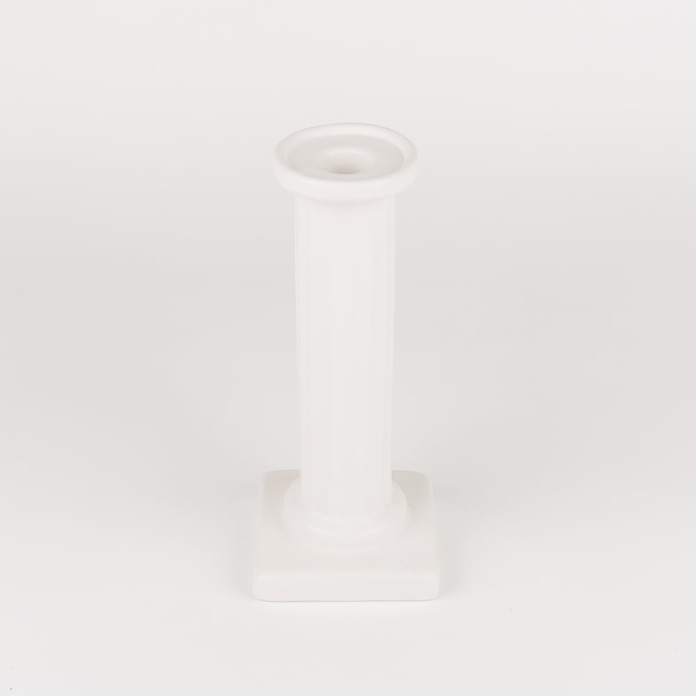 Candelabro de cer&aacute;mica rom&aacute;nico Pilier pure Clau&Chloe