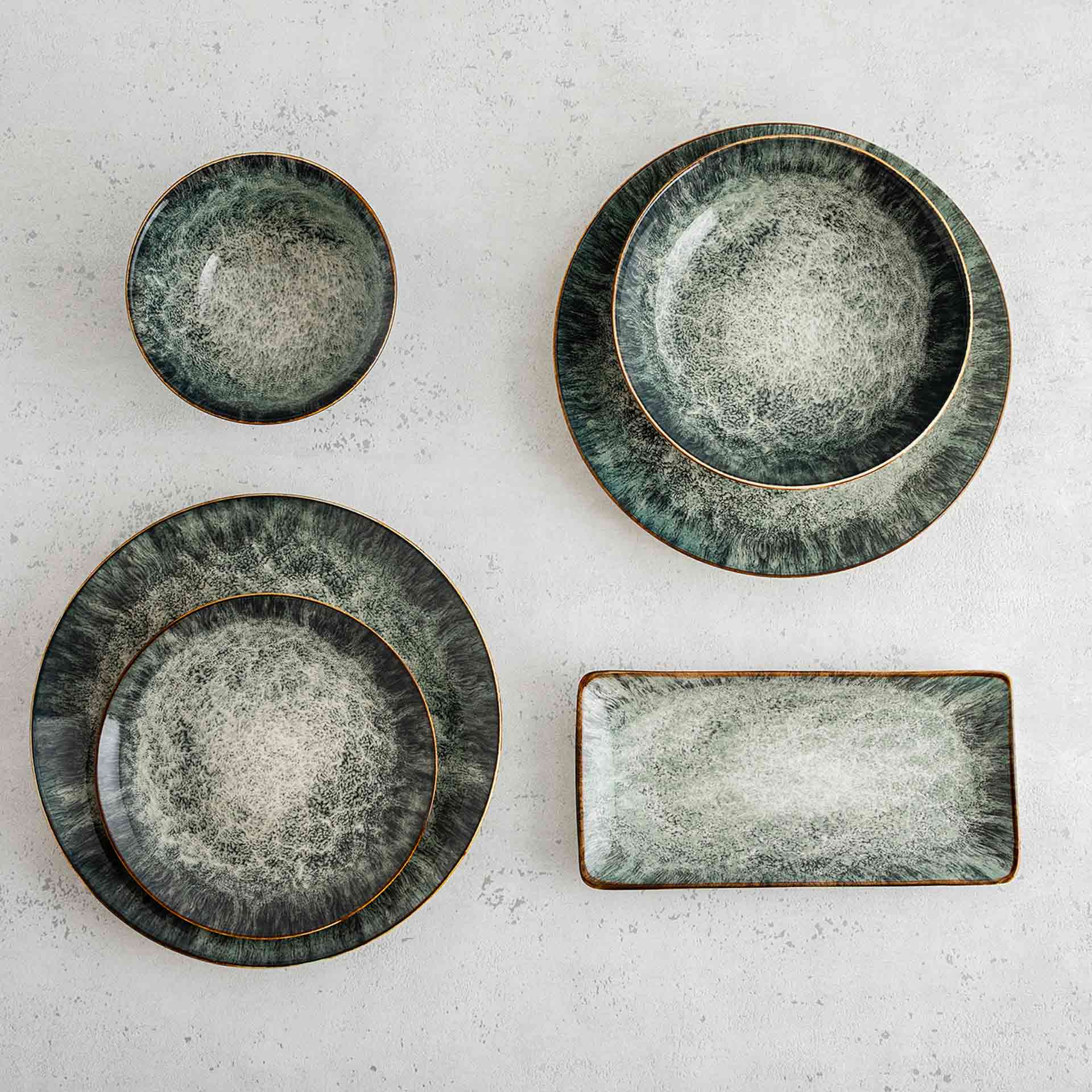 Plato hondo de porcelana Moon 20cm