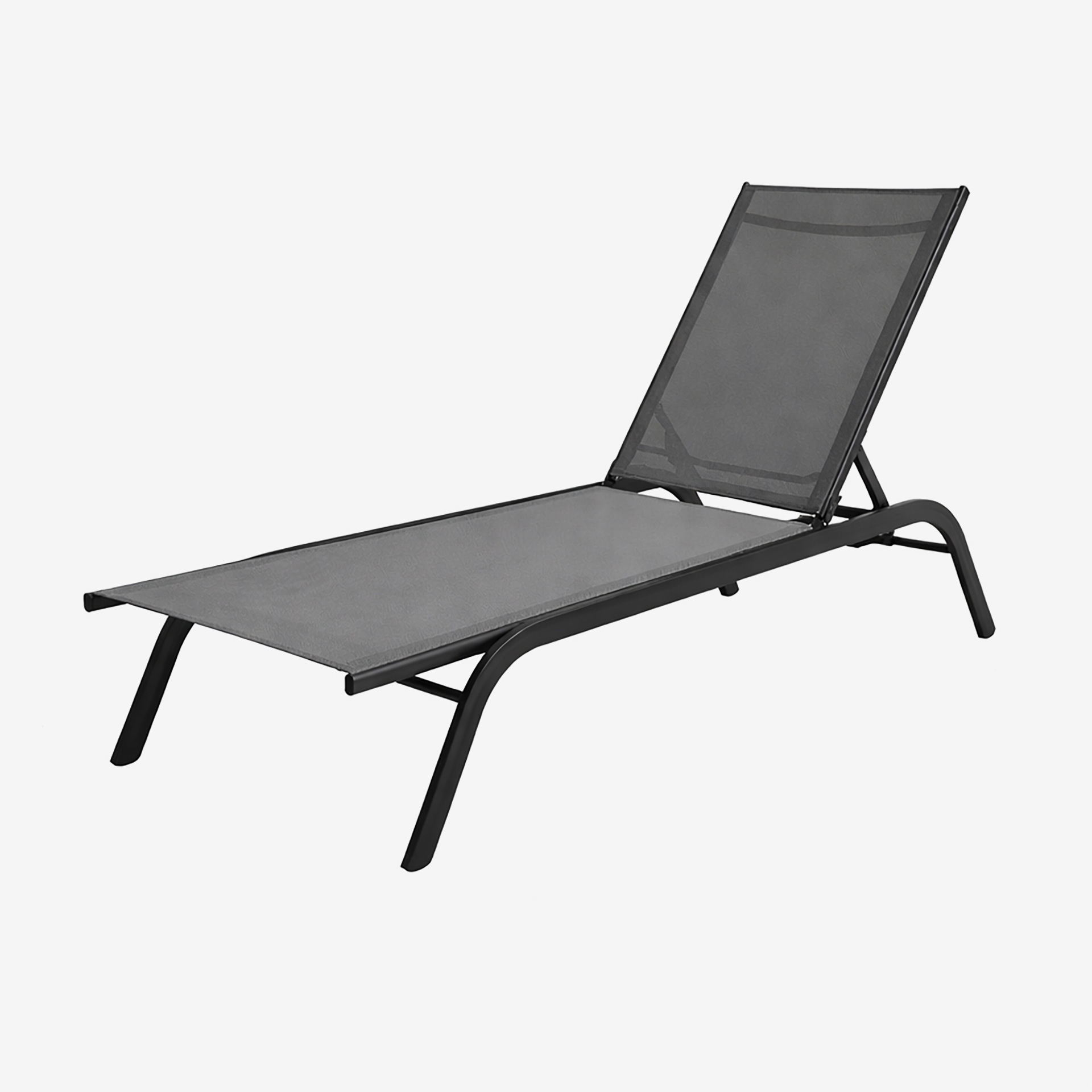 Tumbona de jard&iacute;n de textileno gris Oasis