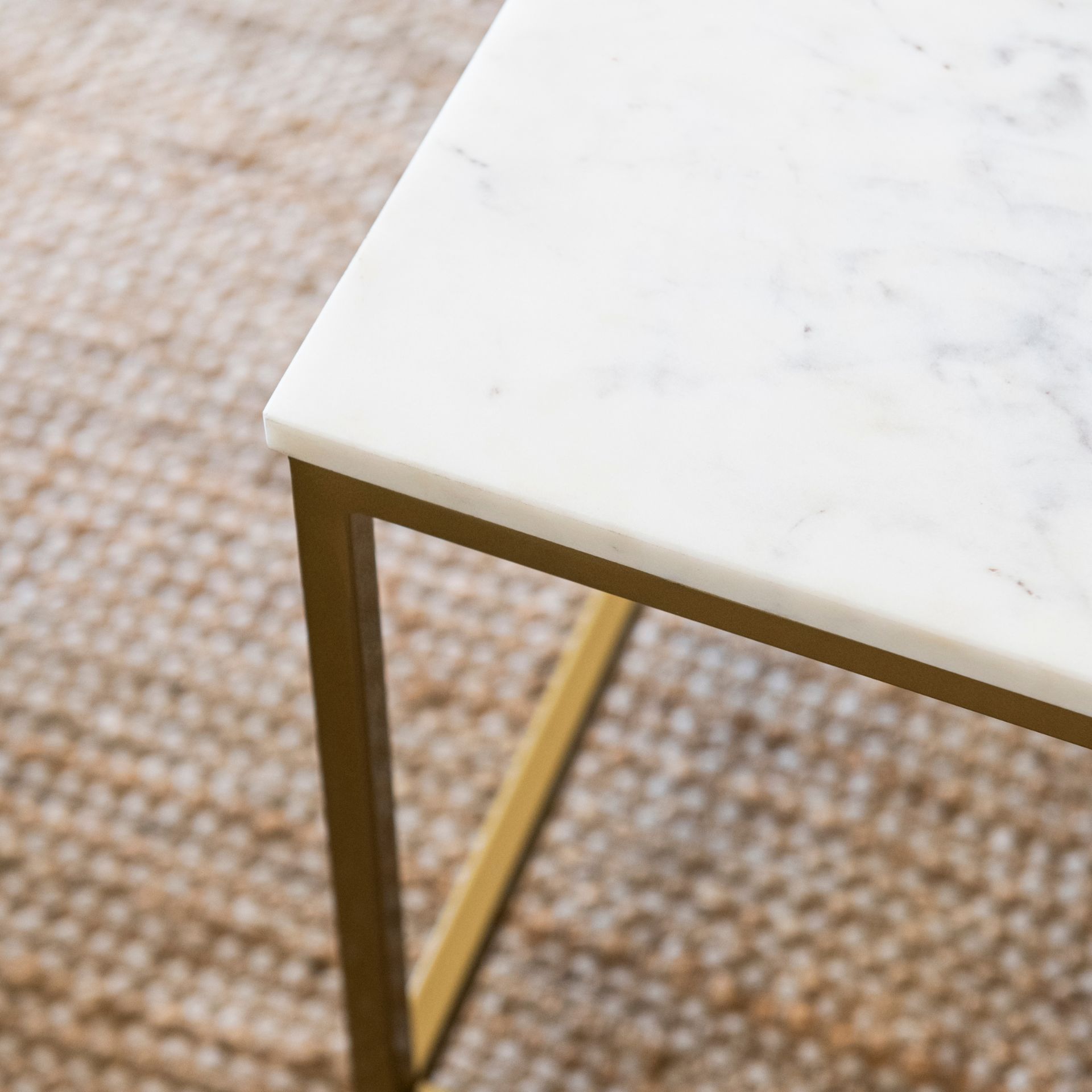 Mesa de centro de m&aacute;rmol 60x100x37,5cm