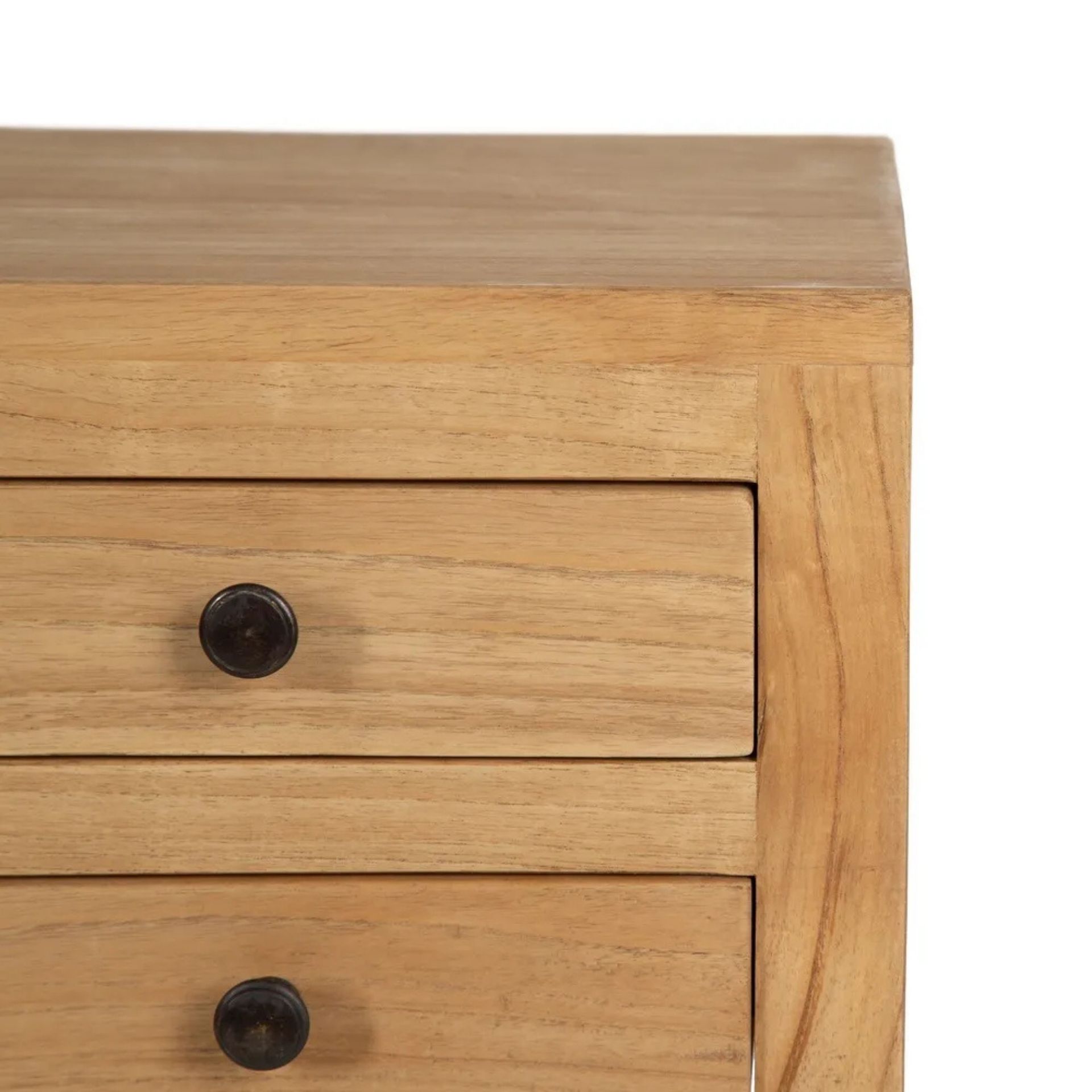 Consola de madera de mindi 85x26x85cm