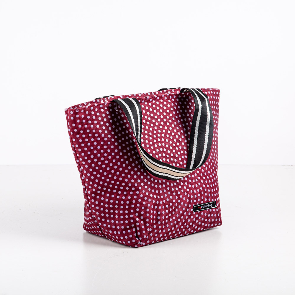 Bolsa lunch bag burdeos Dots Iris