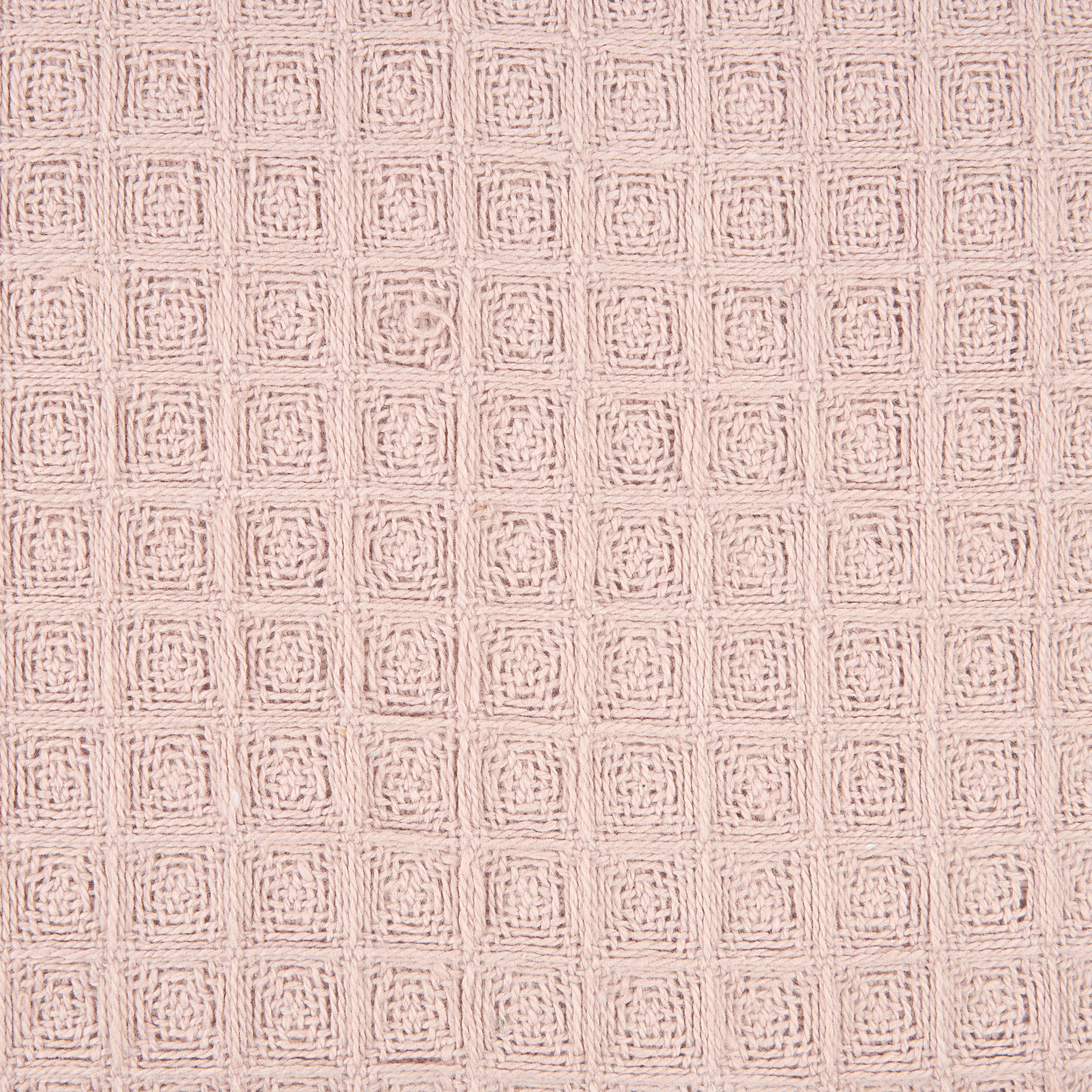 Cojín de algodón lila Waffle 45x45cm