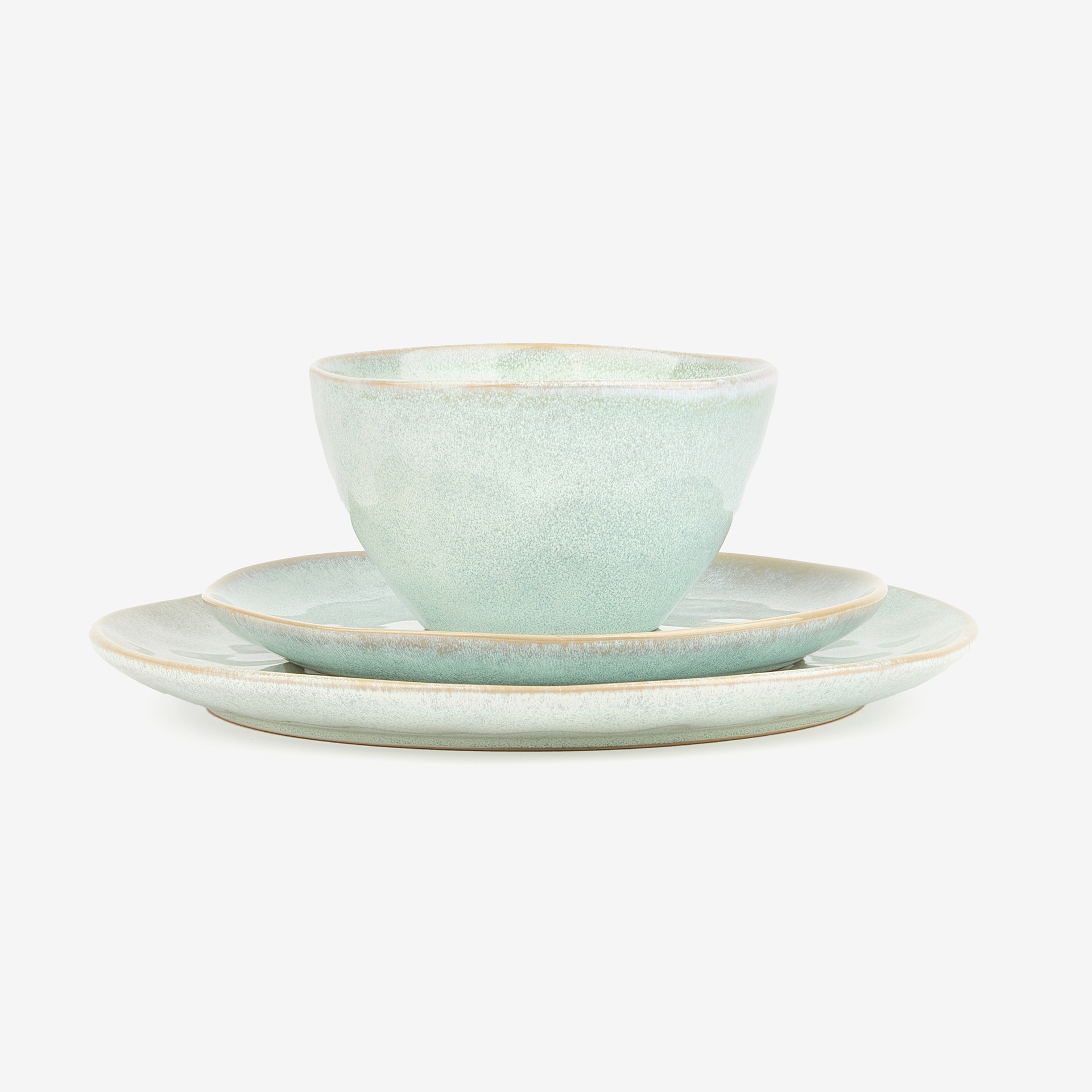 Vajilla de 12 piezas de cerámica Bulnes