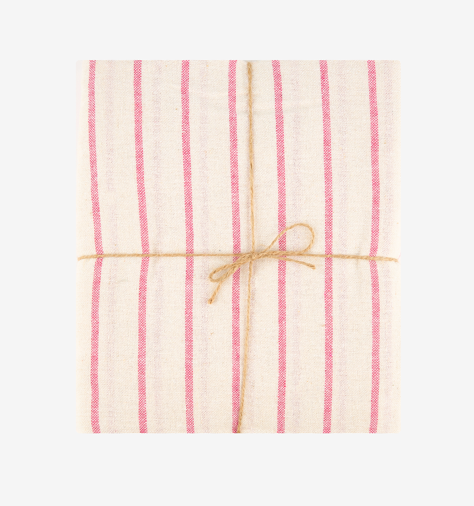 Mantel de algodón raya roja Modena 150x200cm