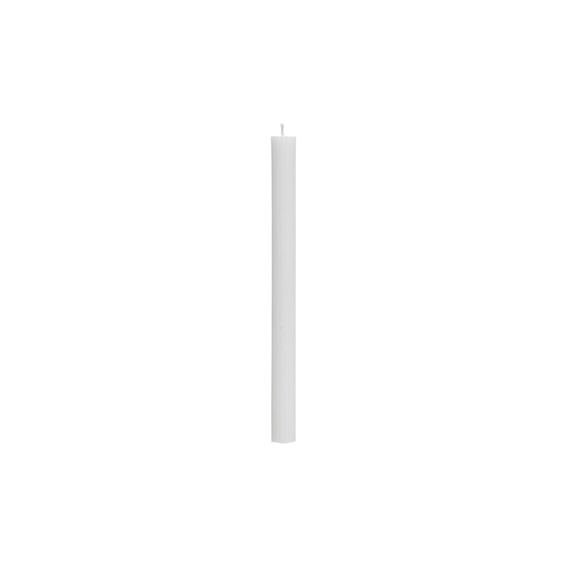 Vela decorativa para candelabro blanca &Oslash;2x26cm