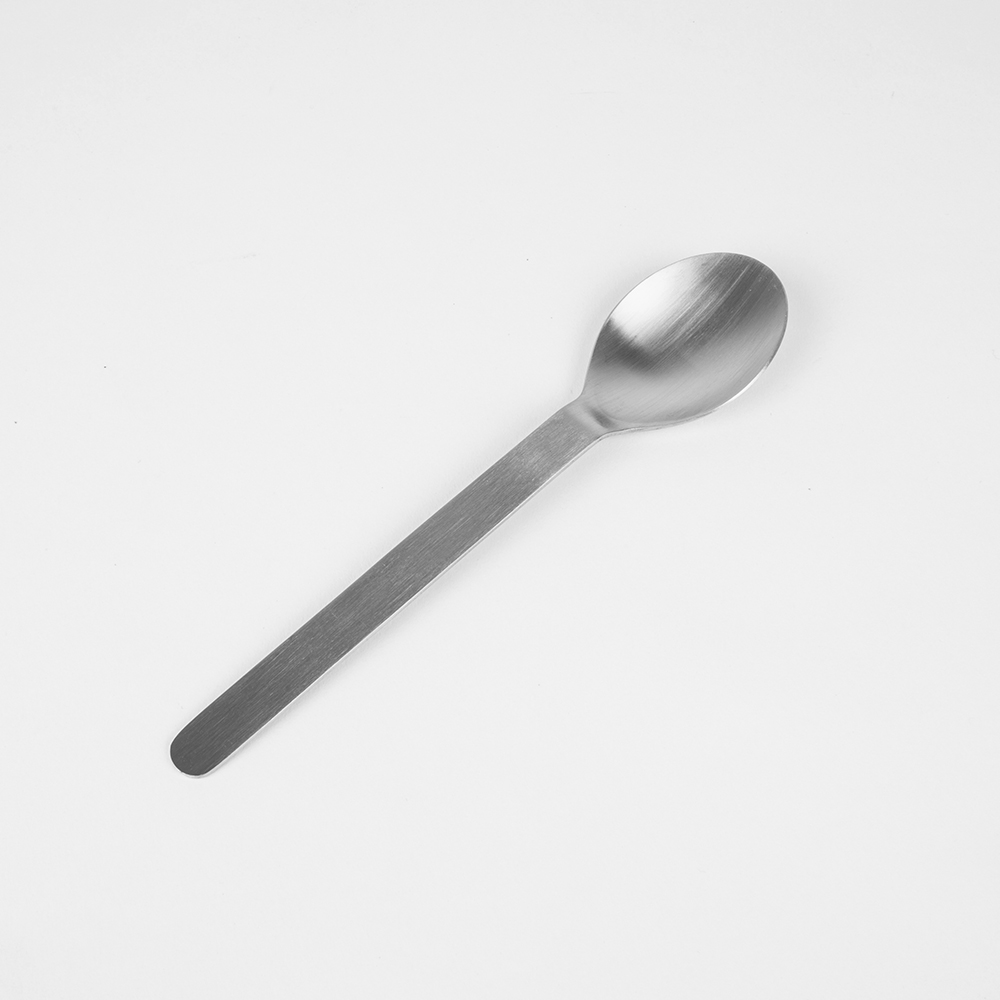 Set de 3 cubiertos de mesa de acero inoxidable con funda