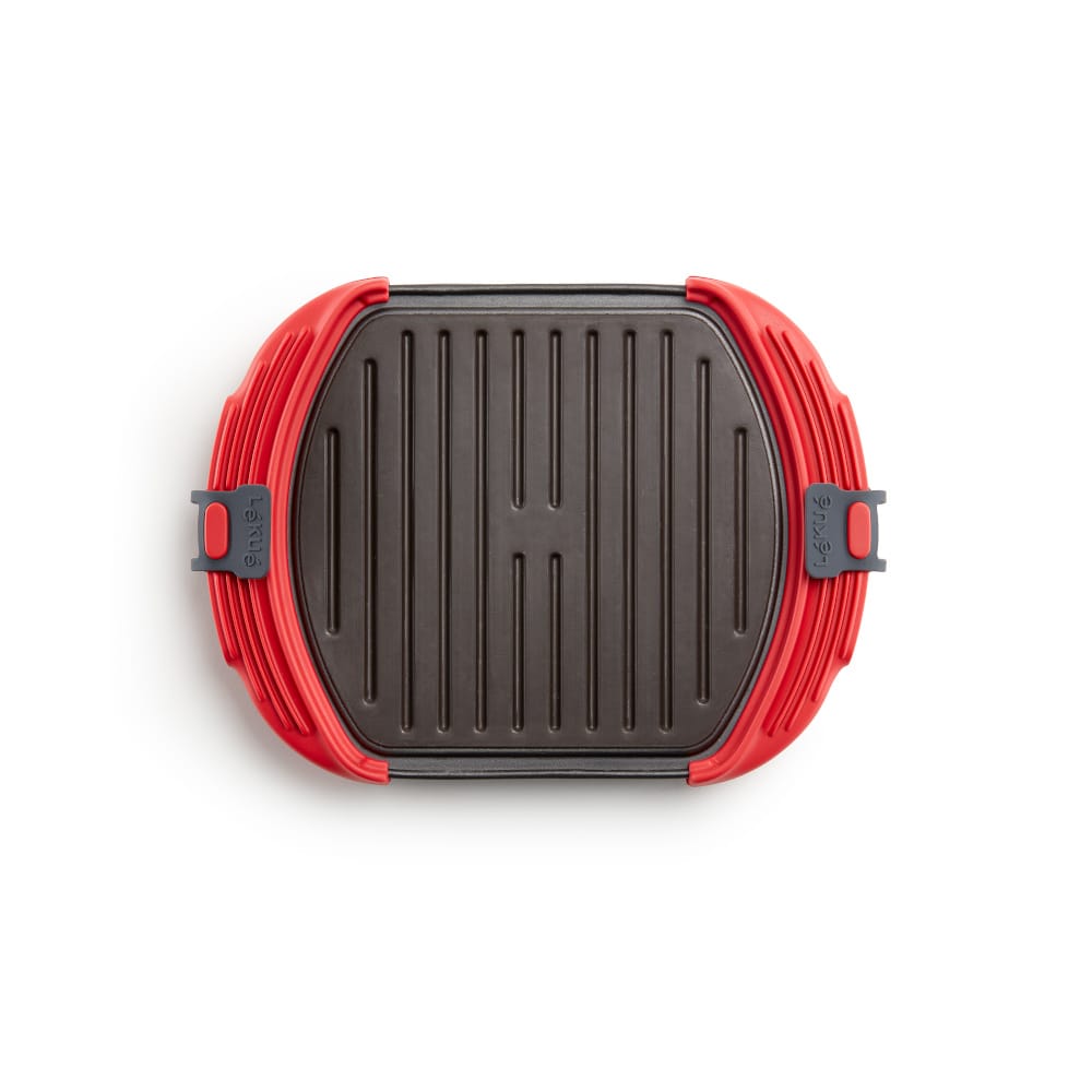 Grill para microondas con asas de silicona XL - L&eacute;ku&eacute;