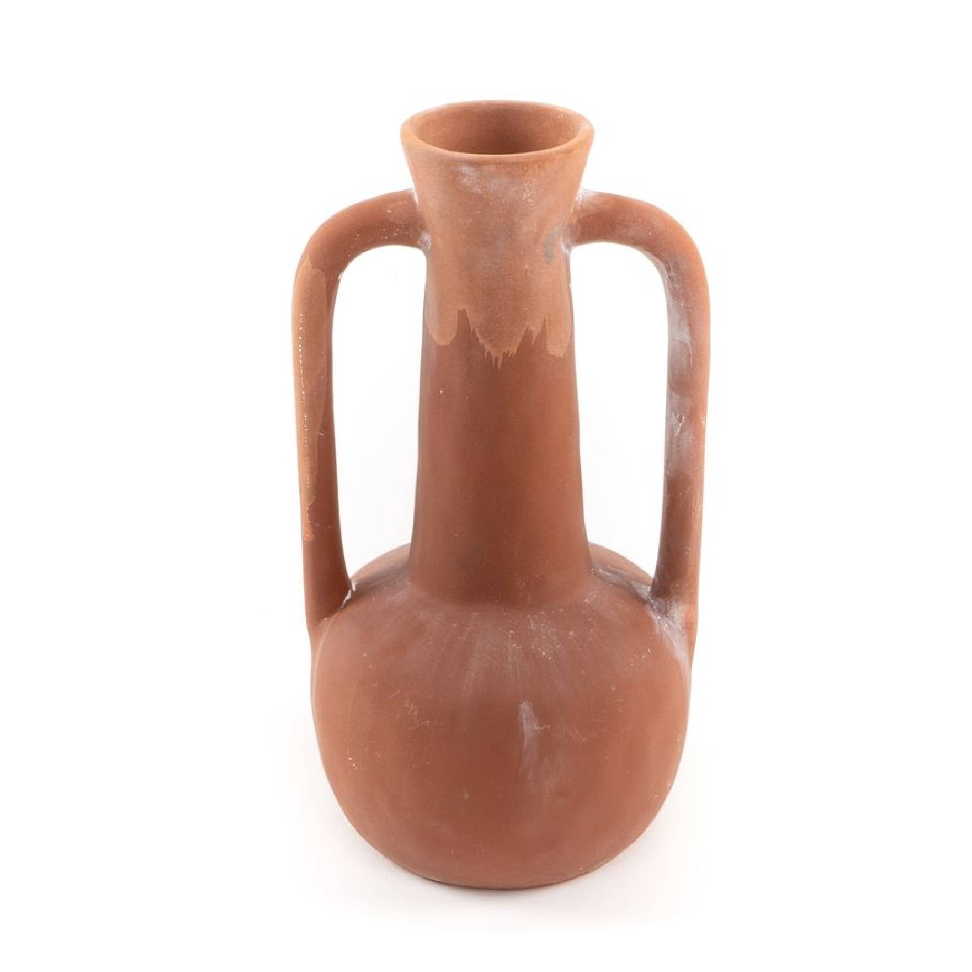 Jarrón de cerámica terracota 11x11x20cm