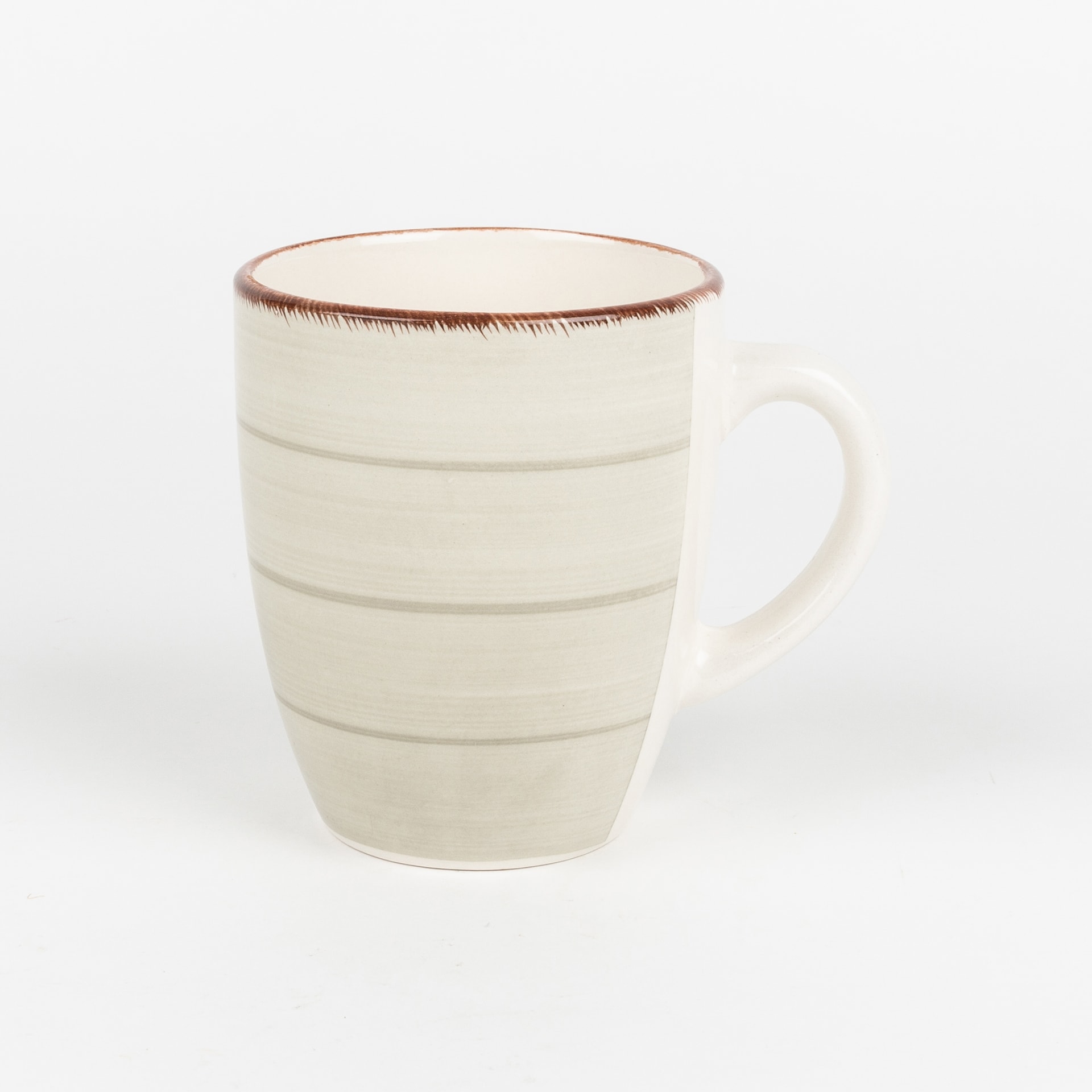 Taza beige de gres Vita 35cl